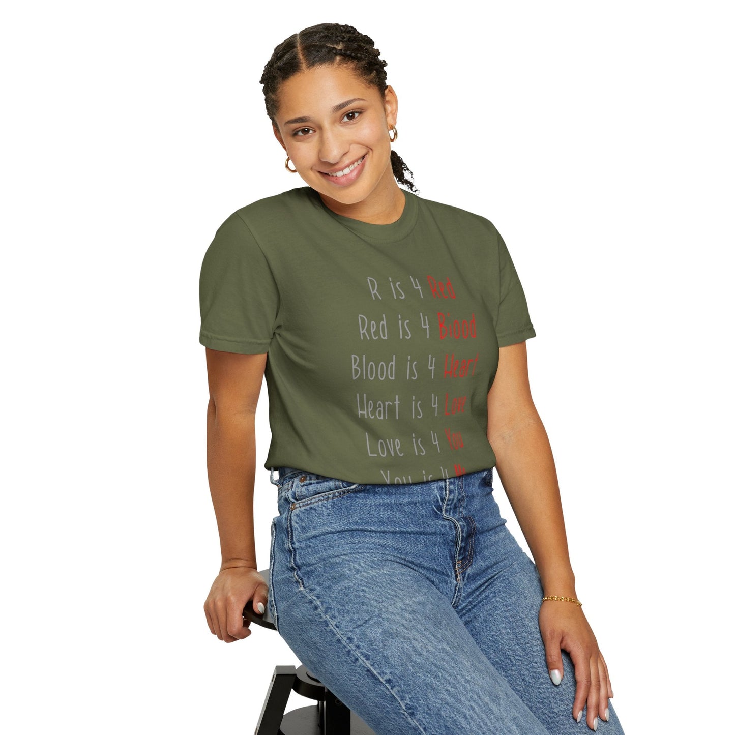 Radiate Positivity Heartfelt Unisex T-Shirt | Love & Connection Design | Gift for Loved Ones, Casual Wear, Valentine's Day, Anniversary, Family Bonding - Metamorphosis Creations