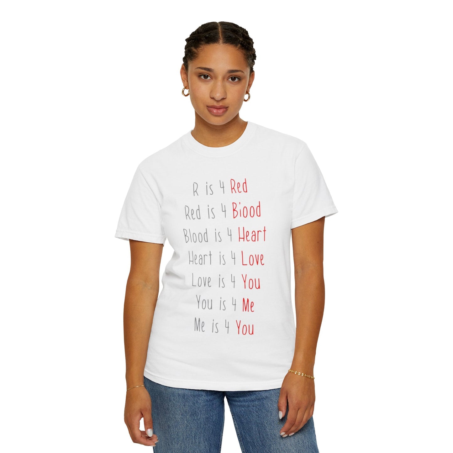 Radiate Positivity Heartfelt Unisex T-Shirt | Love & Connection Design | Gift for Loved Ones, Casual Wear, Valentine's Day, Anniversary, Family Bonding - Metamorphosis Creations