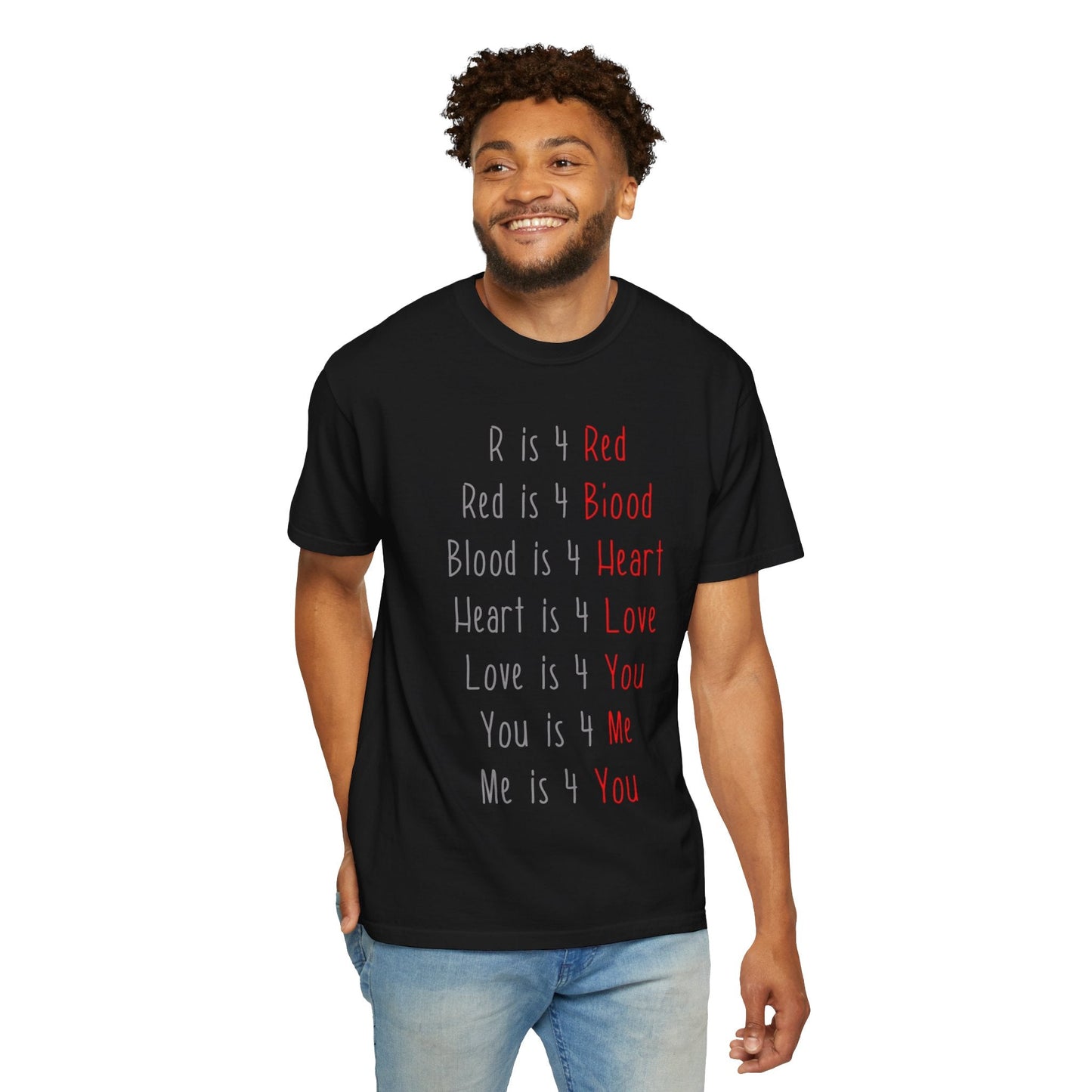 Radiate Positivity Heartfelt Unisex T-Shirt | Love & Connection Design | Gift for Loved Ones, Casual Wear, Valentine's Day, Anniversary, Family Bonding - Metamorphosis Creations