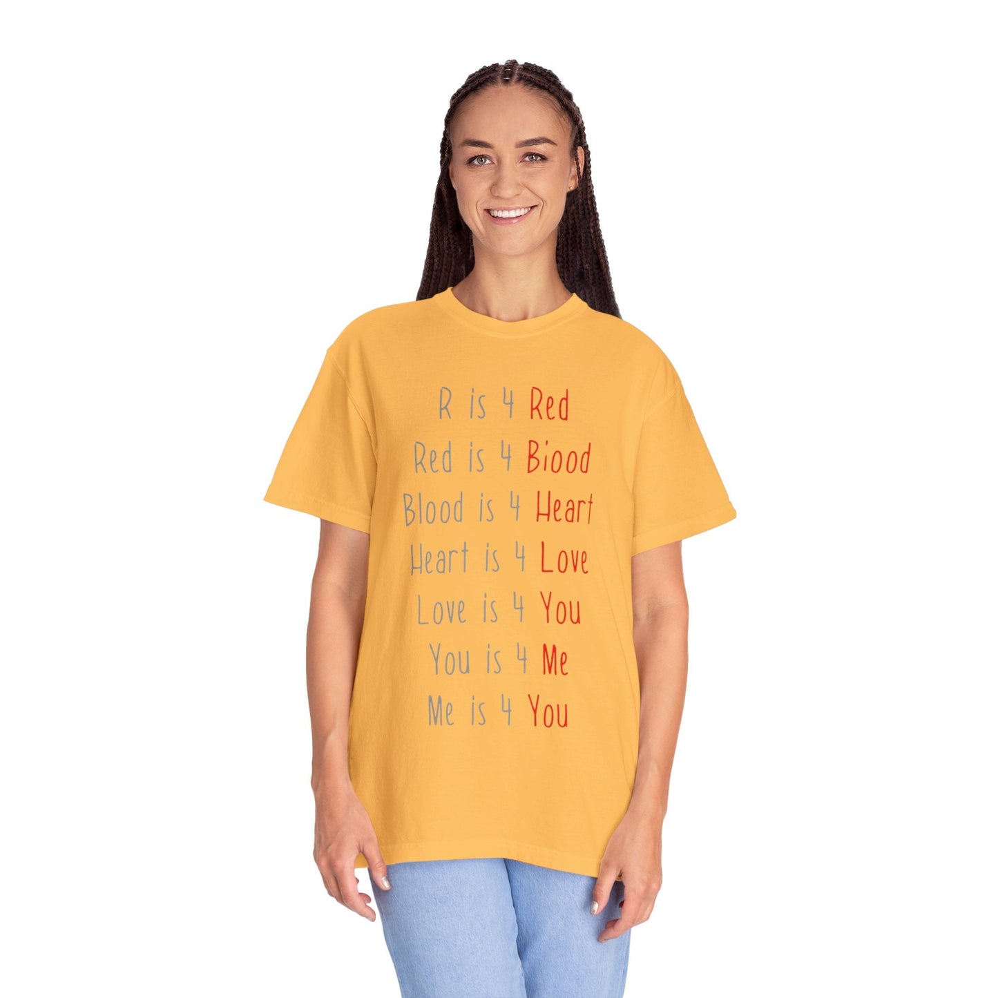 Radiate Positivity Heartfelt Unisex T-Shirt | Love & Connection Design | Gift for Loved Ones, Casual Wear, Valentine's Day, Anniversary, Family Bonding - Metamorphosis Creations