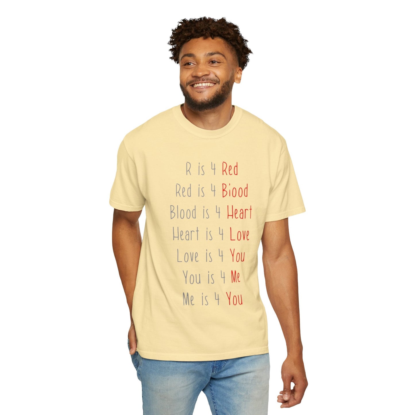 Radiate Positivity Heartfelt Unisex T-Shirt | Love & Connection Design | Gift for Loved Ones, Casual Wear, Valentine's Day, Anniversary, Family Bonding - Metamorphosis Creations