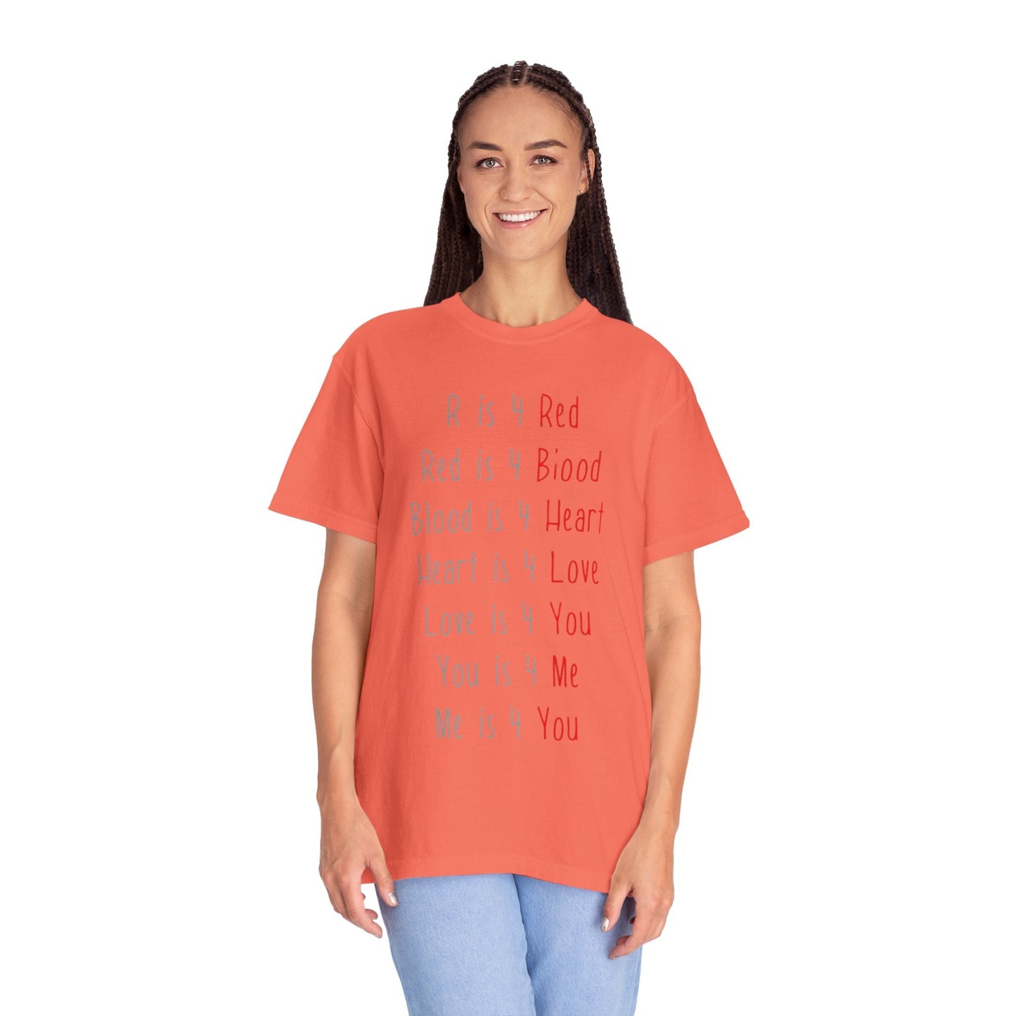 Radiate Positivity Heartfelt Unisex T-Shirt | Love & Connection Design | Gift for Loved Ones, Casual Wear, Valentine's Day, Anniversary, Family Bonding - Metamorphosis Creations