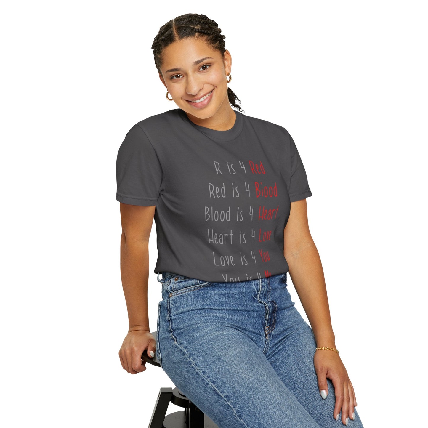 Radiate Positivity Heartfelt Unisex T-Shirt | Love & Connection Design | Gift for Loved Ones, Casual Wear, Valentine's Day, Anniversary, Family Bonding - Metamorphosis Creations