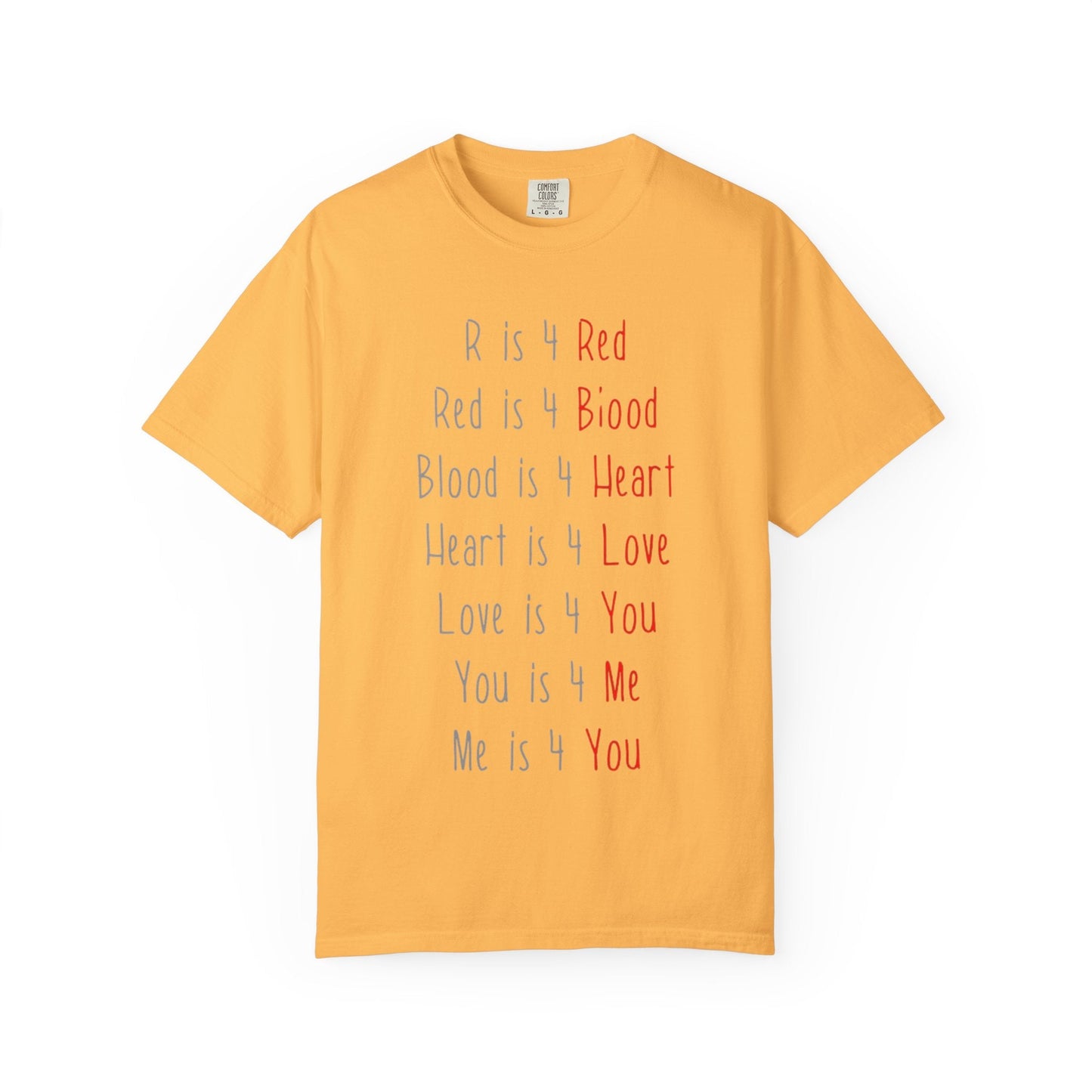 Radiate Positivity Heartfelt Unisex T-Shirt | Love & Connection Design | Gift for Loved Ones, Casual Wear, Valentine's Day, Anniversary, Family Bonding - Metamorphosis Creations