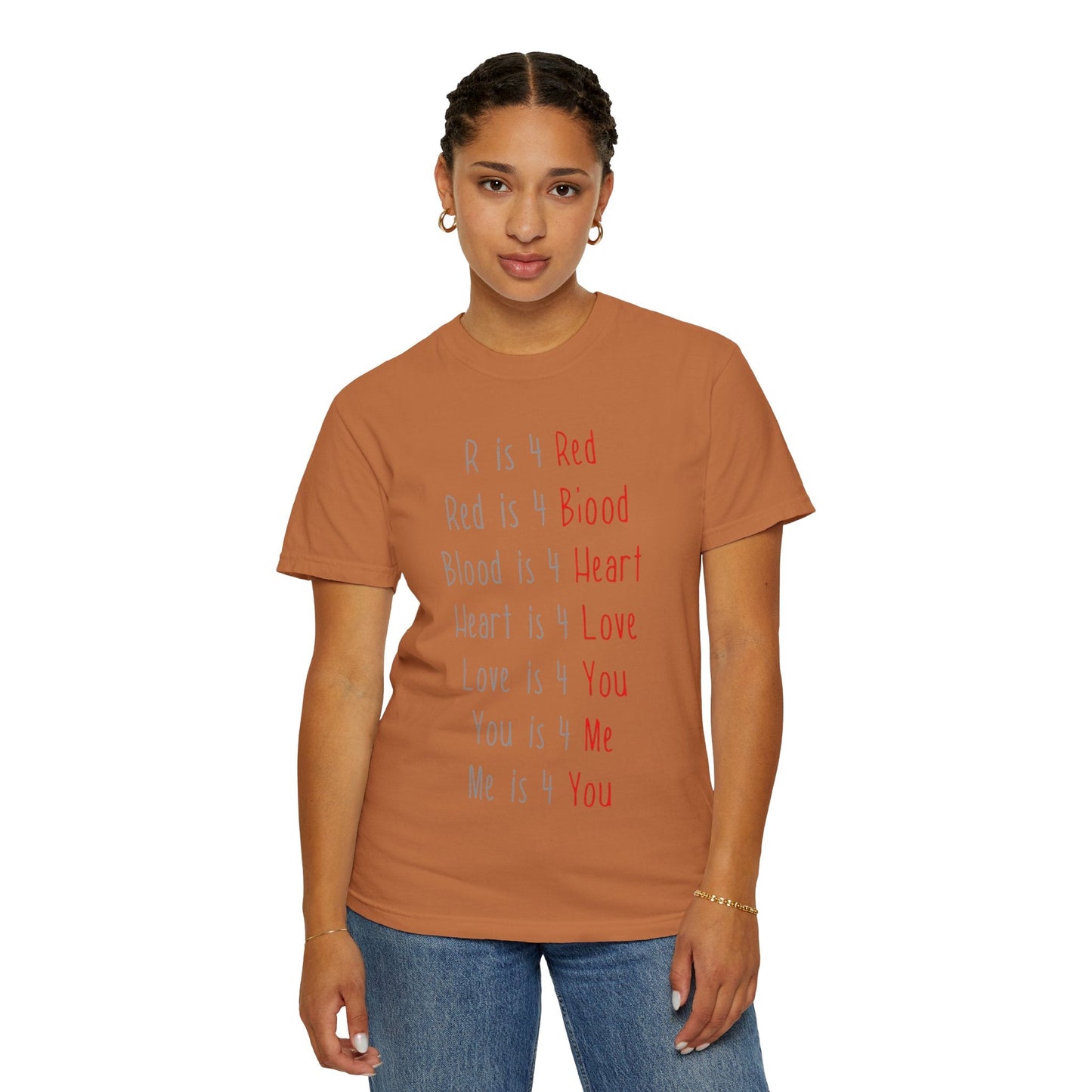 Radiate Positivity Heartfelt Unisex T-Shirt | Love & Connection Design | Gift for Loved Ones, Casual Wear, Valentine's Day, Anniversary, Family Bonding - Metamorphosis Creations