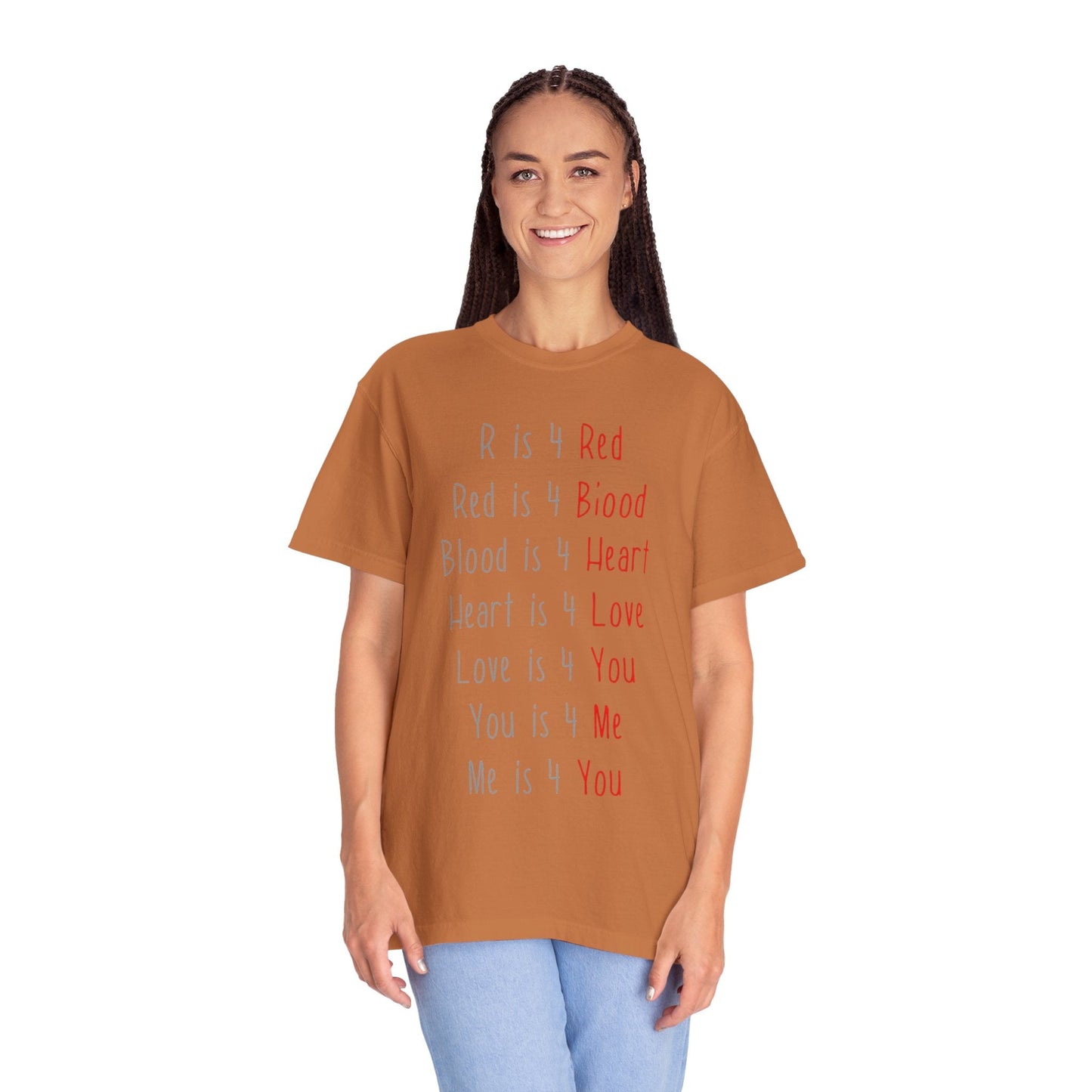 Radiate Positivity Heartfelt Unisex T-Shirt | Love & Connection Design | Gift for Loved Ones, Casual Wear, Valentine's Day, Anniversary, Family Bonding - Metamorphosis Creations