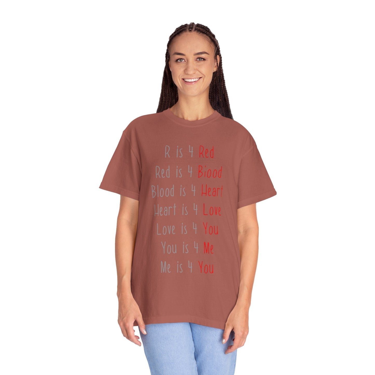 Radiate Positivity Heartfelt Unisex T-Shirt | Love & Connection Design | Gift for Loved Ones, Casual Wear, Valentine's Day, Anniversary, Family Bonding - Metamorphosis Creations