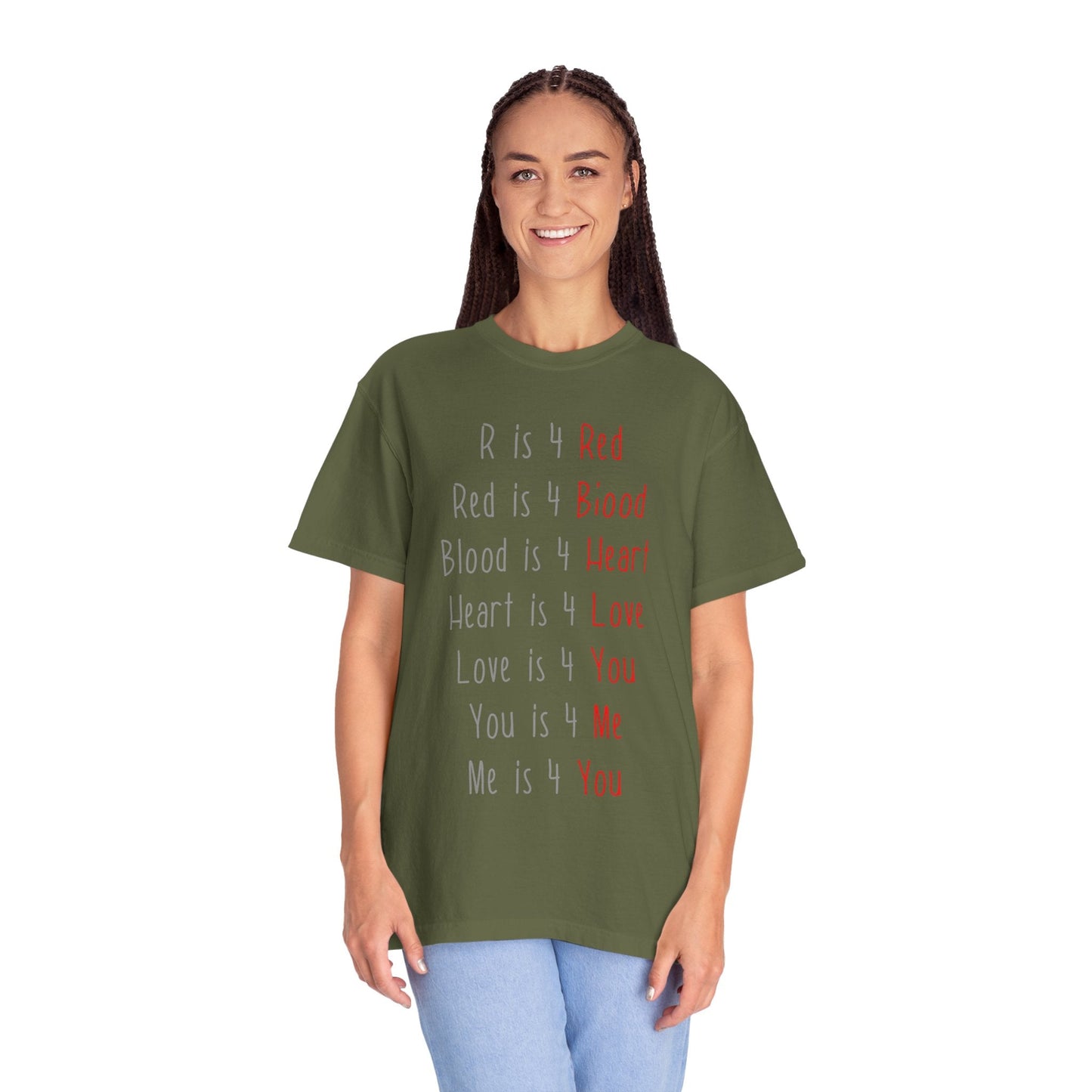 Radiate Positivity Heartfelt Unisex T-Shirt | Love & Connection Design | Gift for Loved Ones, Casual Wear, Valentine's Day, Anniversary, Family Bonding - Metamorphosis Creations