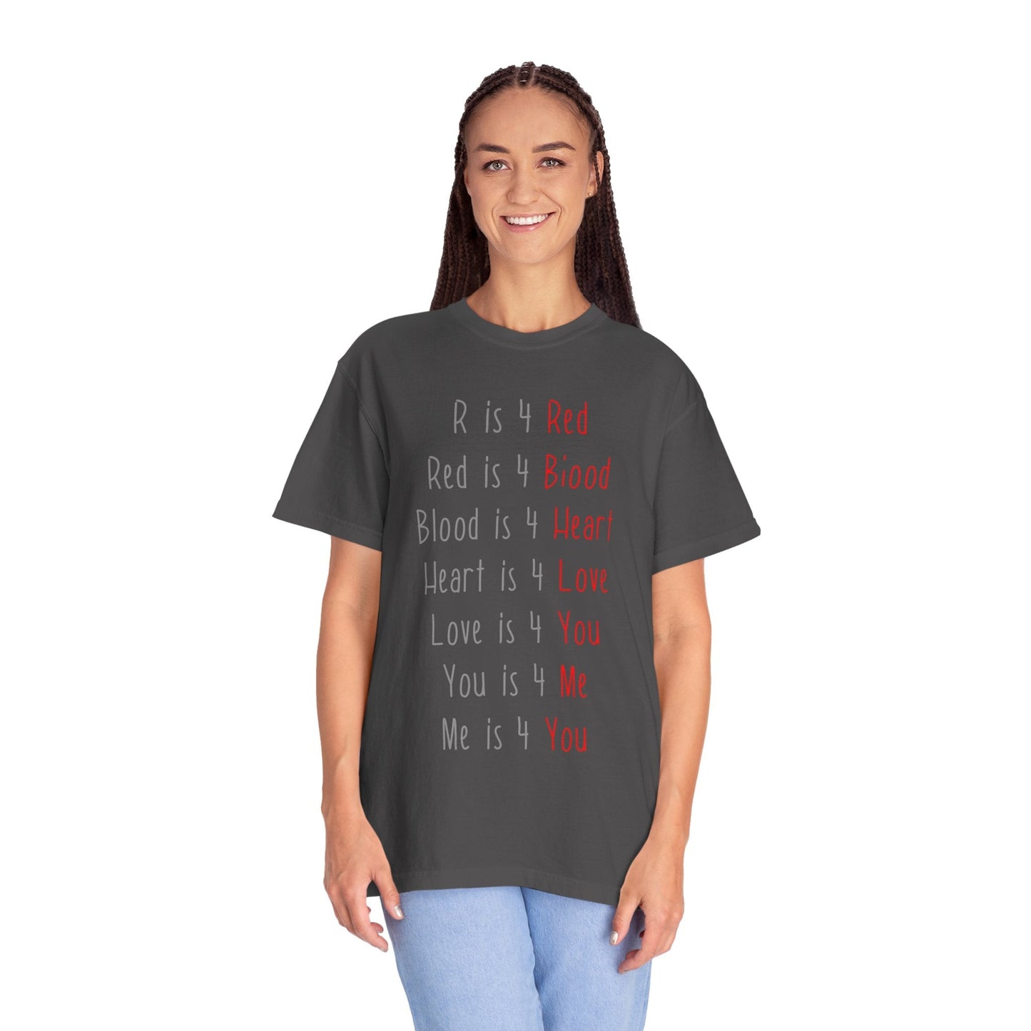 Radiate Positivity Heartfelt Unisex T-Shirt | Love & Connection Design | Gift for Loved Ones, Casual Wear, Valentine's Day, Anniversary, Family Bonding - Metamorphosis Creations