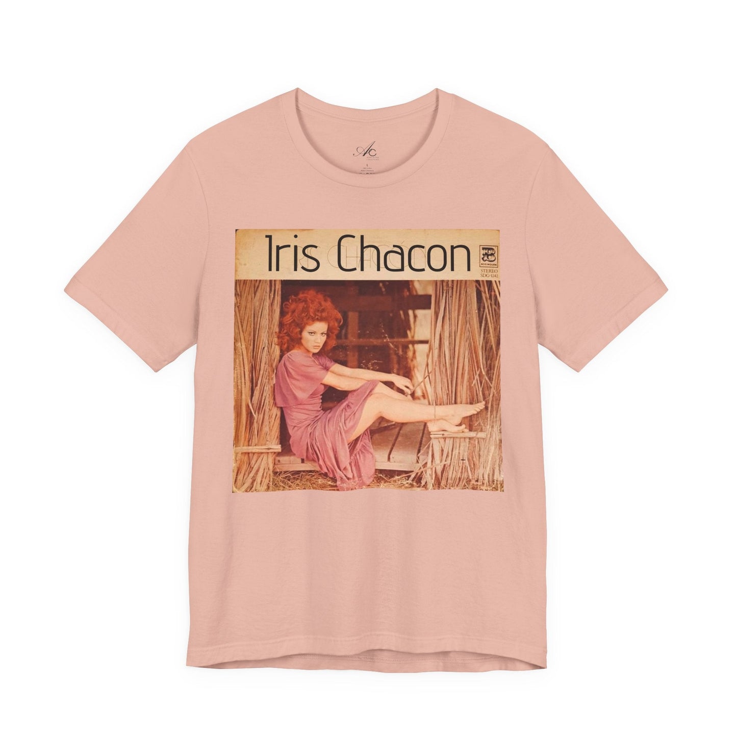Retro Iris Chacon Unisex Tee, Vintage Music Shirt, Bohemian T-Shirt, Gift for Her, 90s Style Top - Metamorphosis Creations