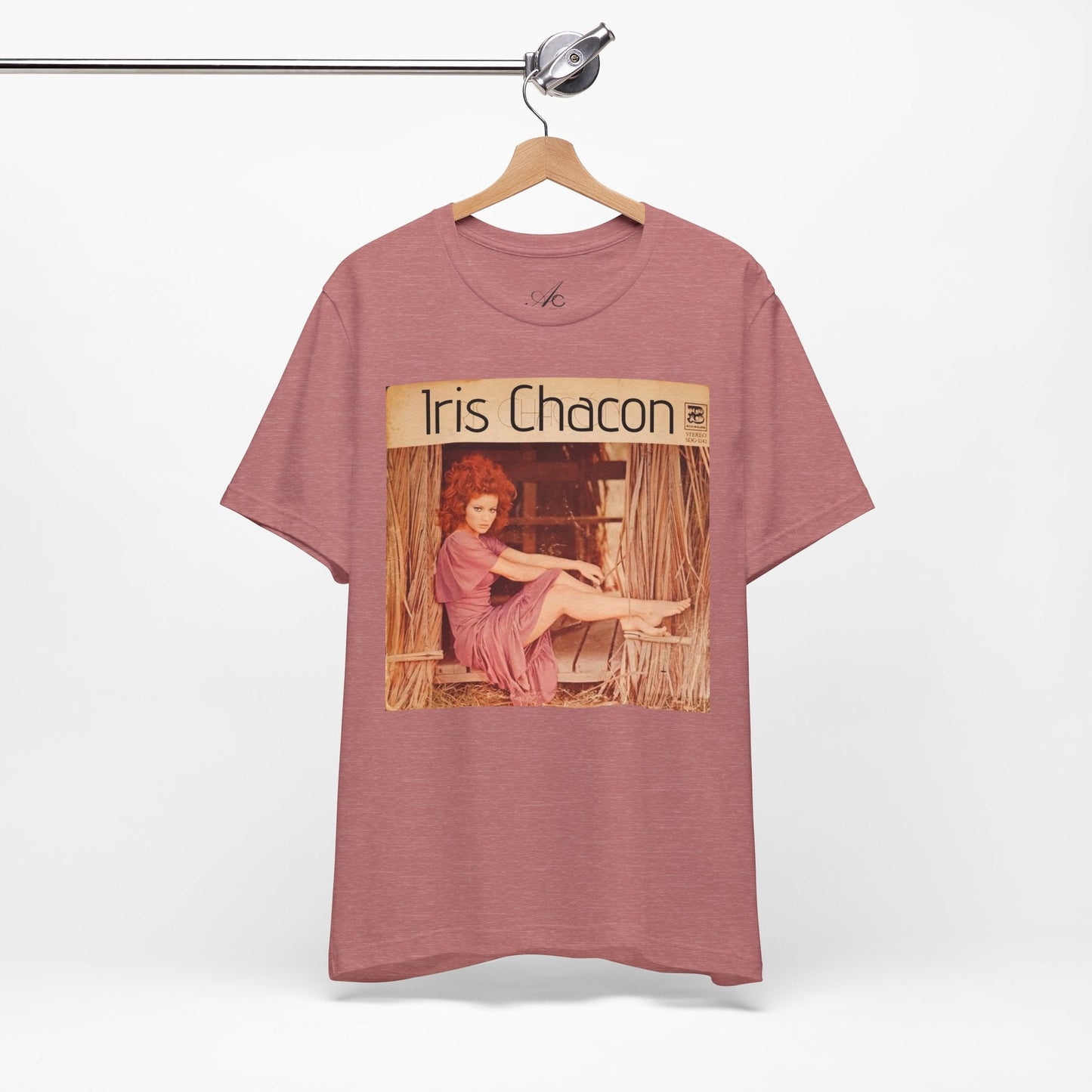 Retro Iris Chacon Unisex Tee, Vintage Music Shirt, Bohemian T-Shirt, Gift for Her, 90s Style Top - Metamorphosis Creations