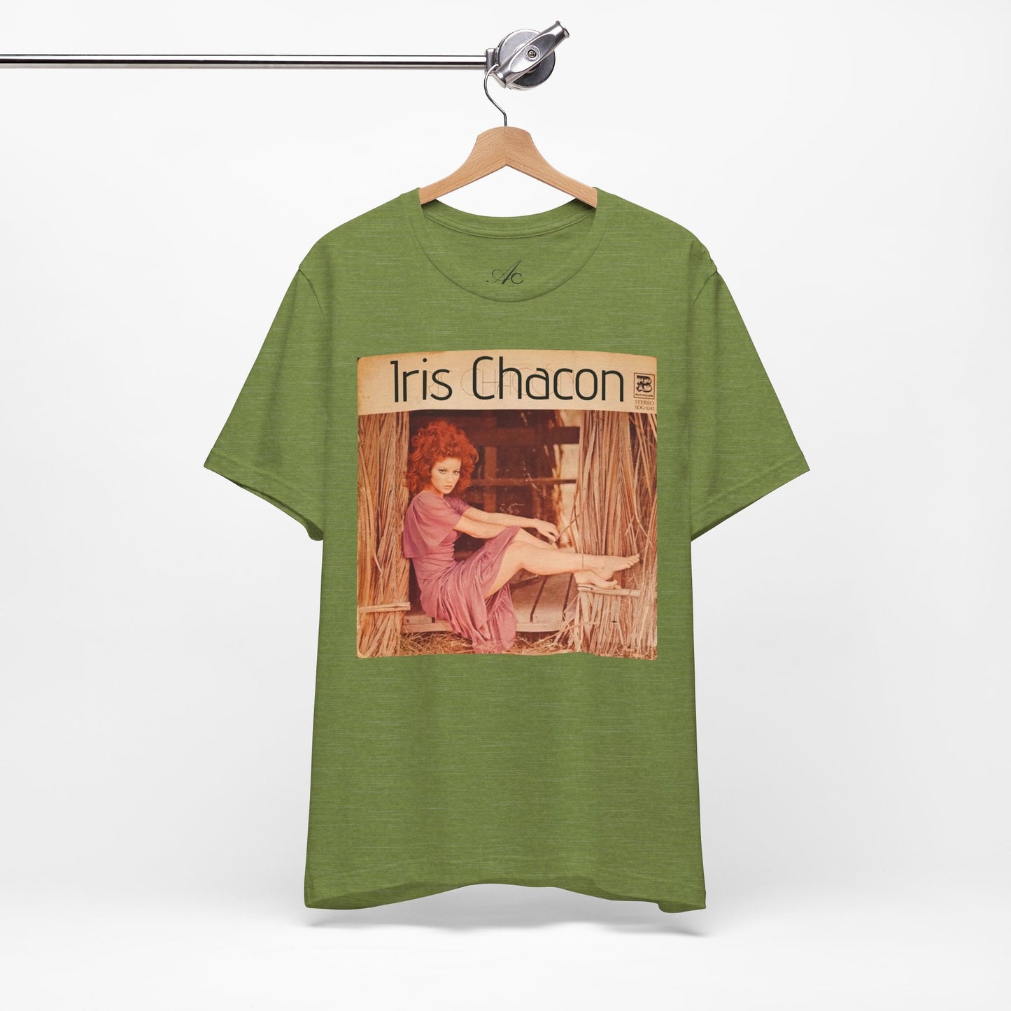 Retro Iris Chacon Unisex Tee, Vintage Music Shirt, Bohemian T-Shirt, Gift for Her, 90s Style Top - Metamorphosis Creations