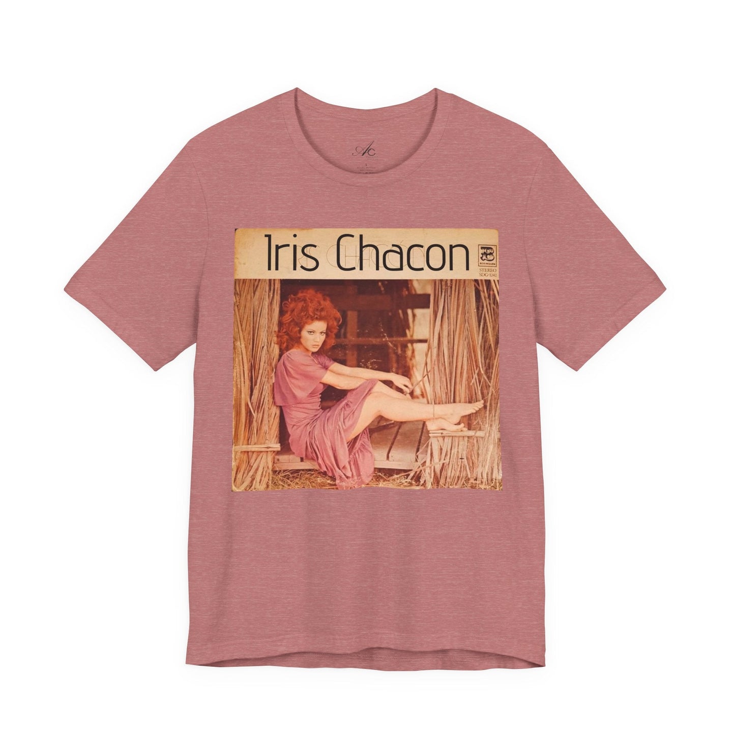 Retro Iris Chacon Unisex Tee, Vintage Music Shirt, Bohemian T-Shirt, Gift for Her, 90s Style Top - Metamorphosis Creations