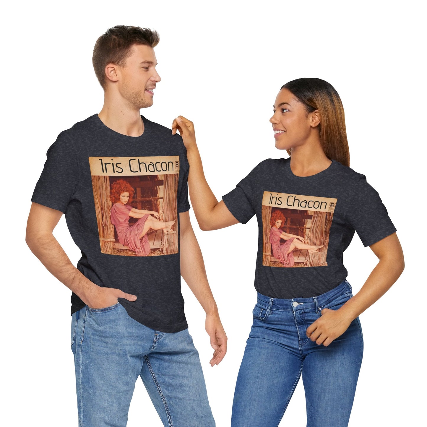 Retro Iris Chacon Unisex Tee, Vintage Music Shirt, Bohemian T-Shirt, Gift for Her, 90s Style Top - Metamorphosis Creations