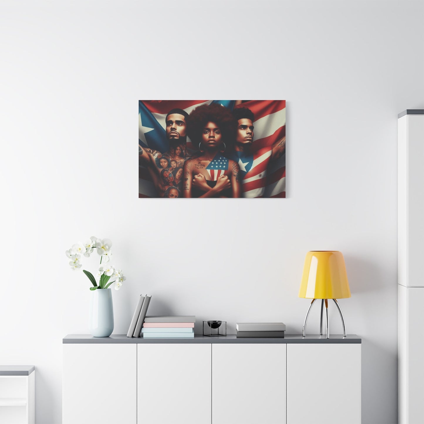 Rooted in Culture, Radiating Power Puerto Rican Wall Art, Unique Gift, Empowering Decor - Metamorphosis Creations