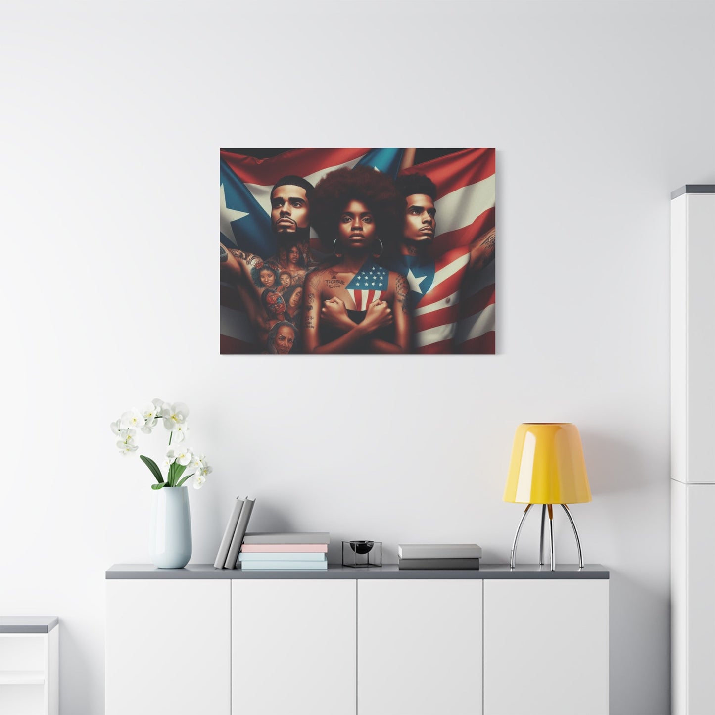 Rooted in Culture, Radiating Power Puerto Rican Wall Art, Unique Gift, Empowering Decor - Metamorphosis Creations