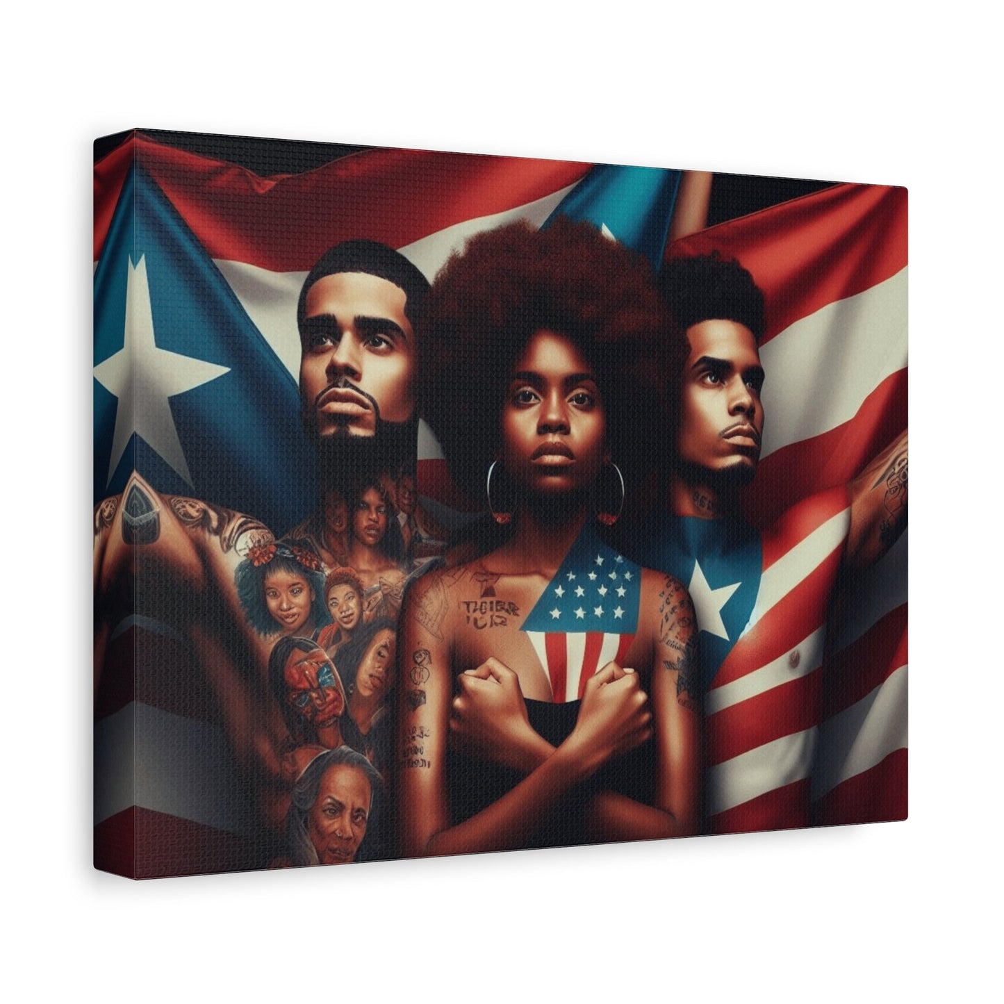 Rooted in Culture, Radiating Power Puerto Rican Wall Art, Unique Gift, Empowering Decor - Metamorphosis Creations