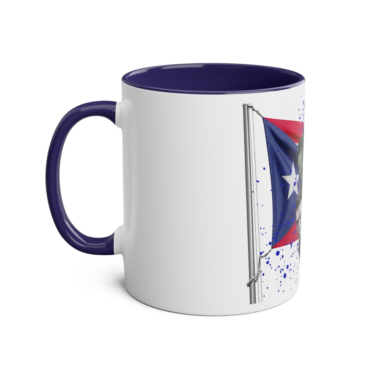 Salsa Inspired Two - Tone Coffee Mug, 11oz, Cuban Culture Mug, Gift for Music Lovers, Colorful Cafe Mug, Party Drinkware - Metamorphosis Creations