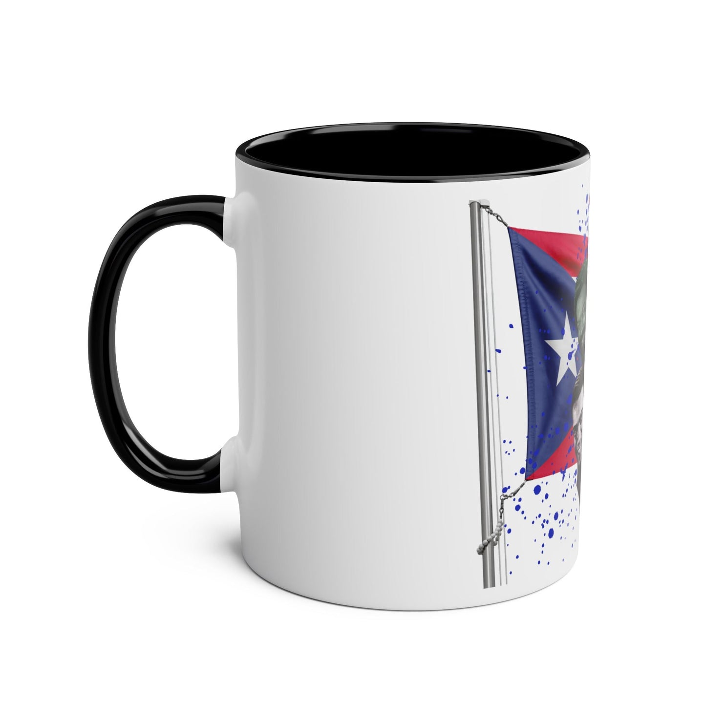Salsa Inspired Two - Tone Coffee Mug, 11oz, Cuban Culture Mug, Gift for Music Lovers, Colorful Cafe Mug, Party Drinkware - Metamorphosis Creations