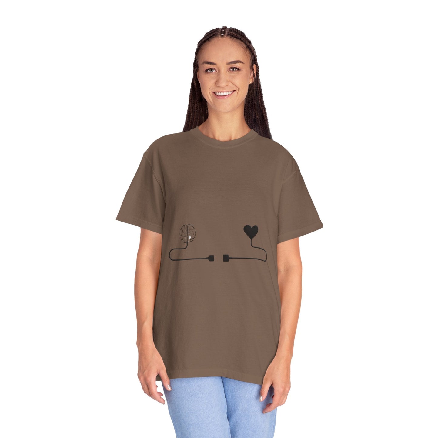 Say It Without Saying It Connection Graphic T-Shirt - Unisex, Love and Nature Design, Perfect for Casual Wear, Gifts, and Festivals - Metamorphosis Creations