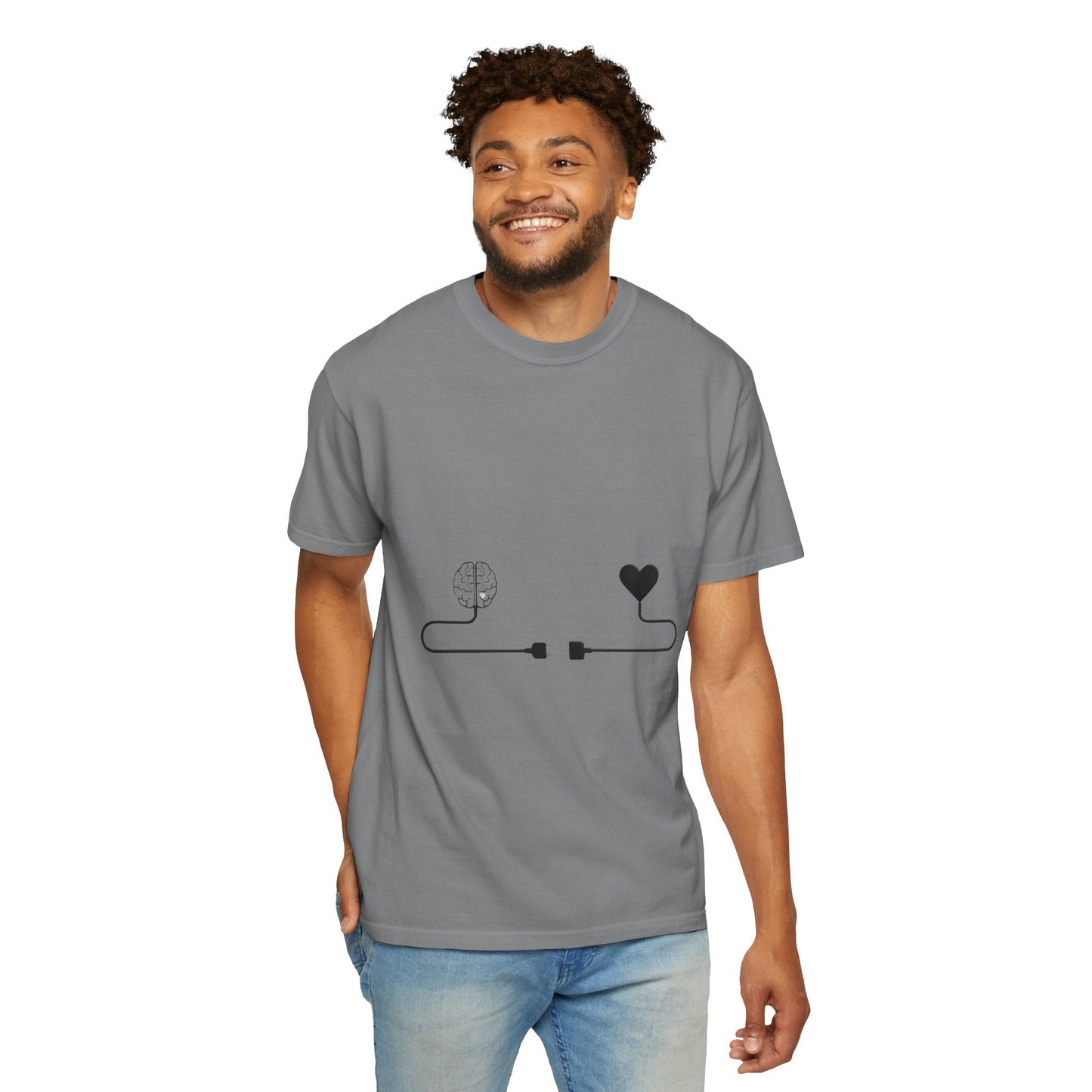 Say It Without Saying It Connection Graphic T-Shirt - Unisex, Love and Nature Design, Perfect for Casual Wear, Gifts, and Festivals - Metamorphosis Creations