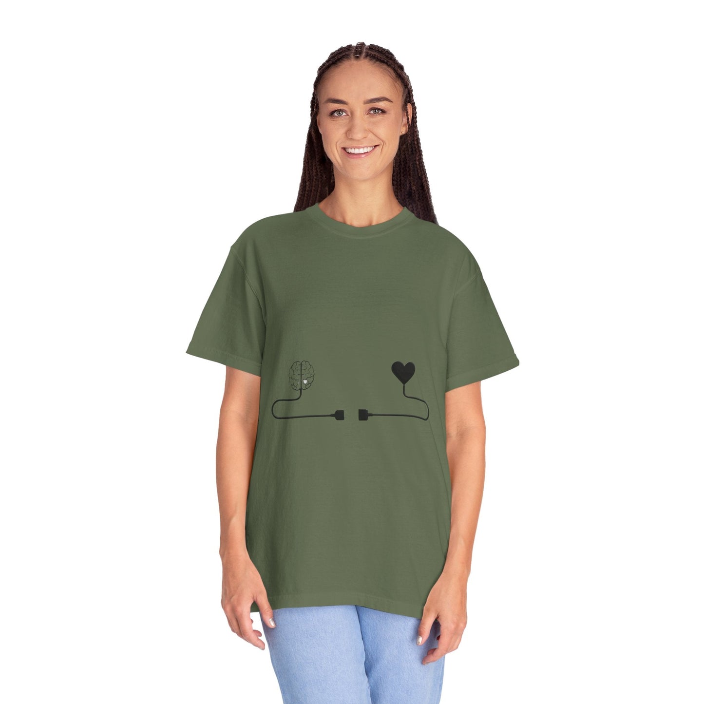 Say It Without Saying It Connection Graphic T-Shirt - Unisex, Love and Nature Design, Perfect for Casual Wear, Gifts, and Festivals - Metamorphosis Creations