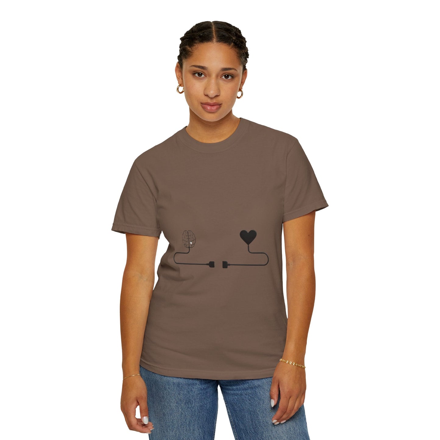 Say It Without Saying It Connection Graphic T-Shirt - Unisex, Love and Nature Design, Perfect for Casual Wear, Gifts, and Festivals - Metamorphosis Creations