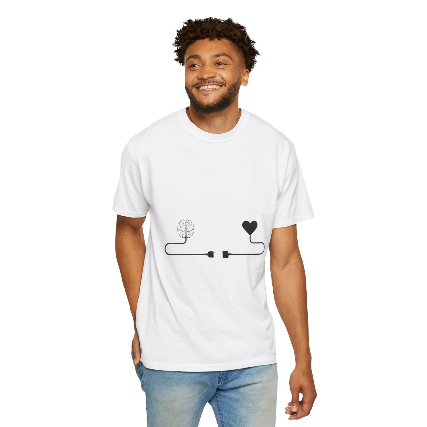Say It Without Saying It Connection Graphic T-Shirt - Unisex, Love and Nature Design, Perfect for Casual Wear, Gifts, and Festivals - Metamorphosis Creations