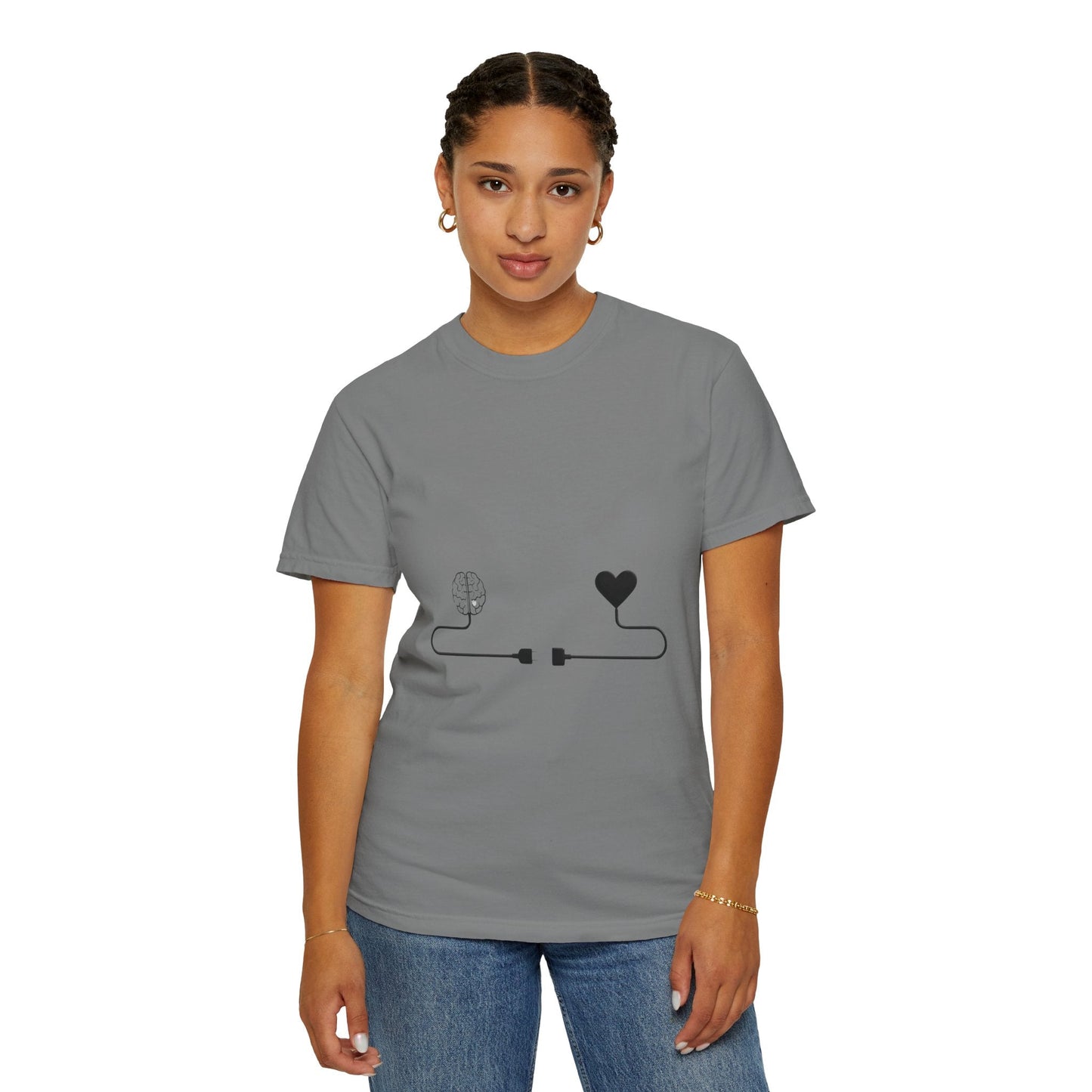 Say It Without Saying It Connection Graphic T-Shirt - Unisex, Love and Nature Design, Perfect for Casual Wear, Gifts, and Festivals - Metamorphosis Creations