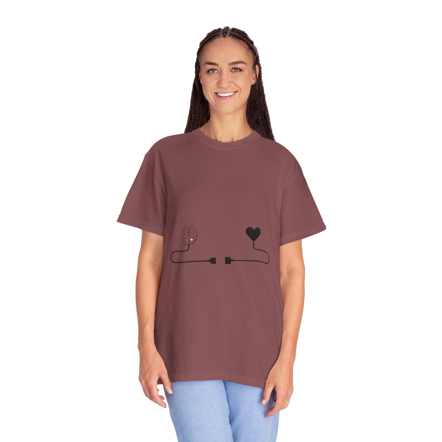 Say It Without Saying It Connection Graphic T-Shirt - Unisex, Love and Nature Design, Perfect for Casual Wear, Gifts, and Festivals - Metamorphosis Creations
