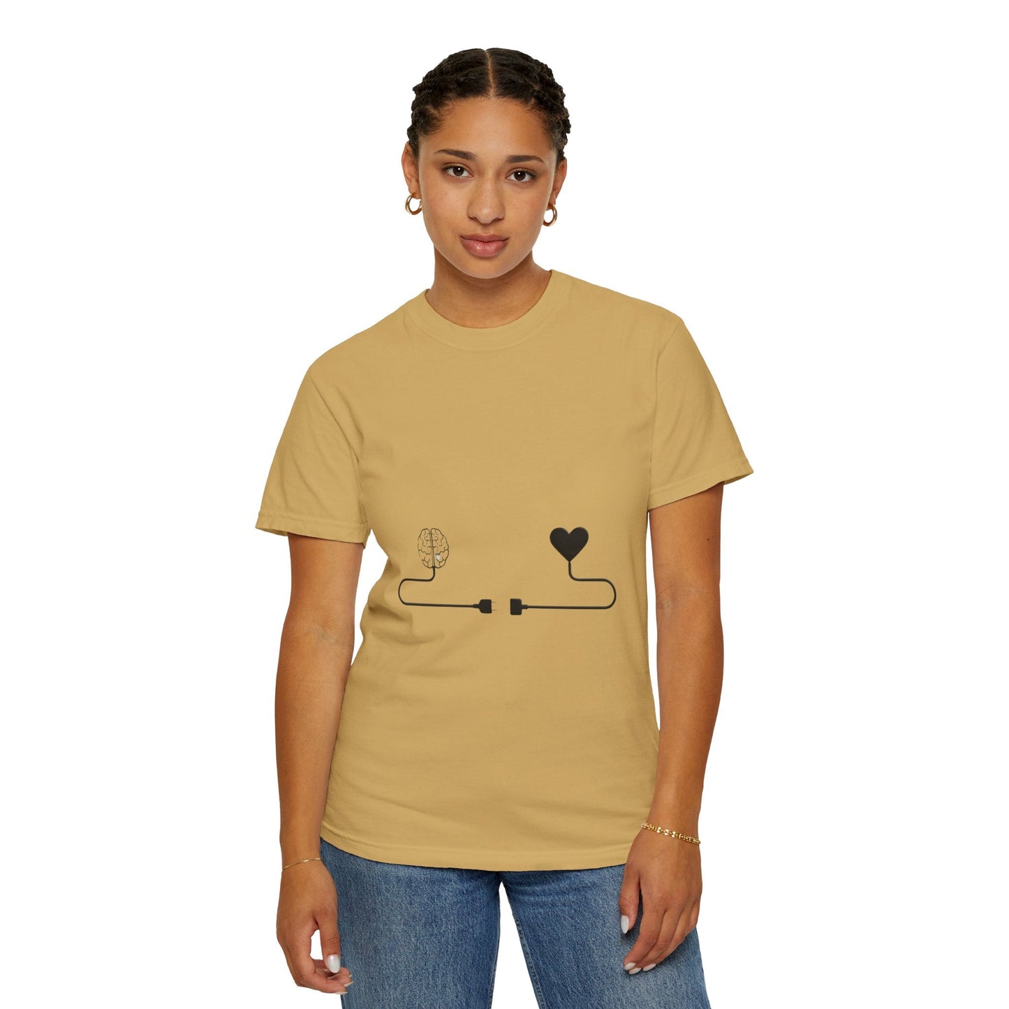 Say It Without Saying It Connection Graphic T-Shirt - Unisex, Love and Nature Design, Perfect for Casual Wear, Gifts, and Festivals - Metamorphosis Creations