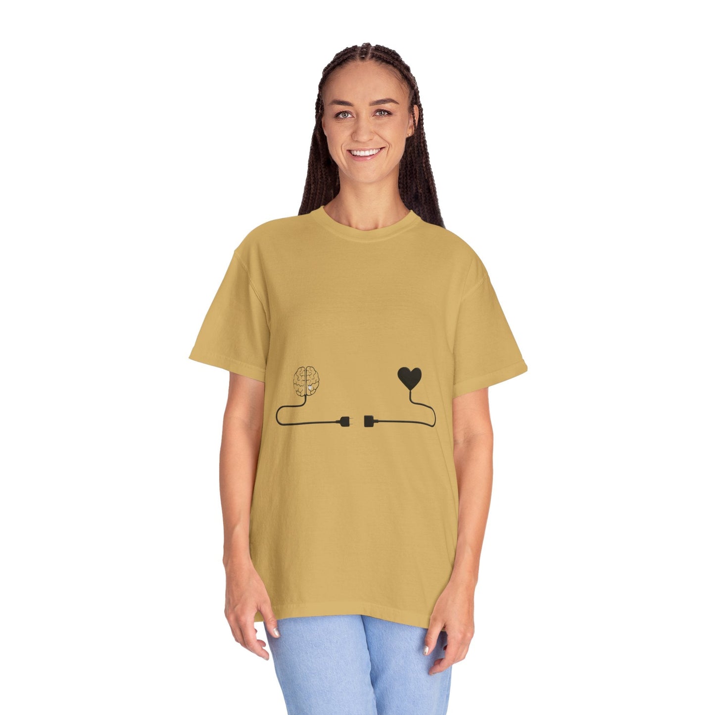Say It Without Saying It Connection Graphic T-Shirt - Unisex, Love and Nature Design, Perfect for Casual Wear, Gifts, and Festivals - Metamorphosis Creations