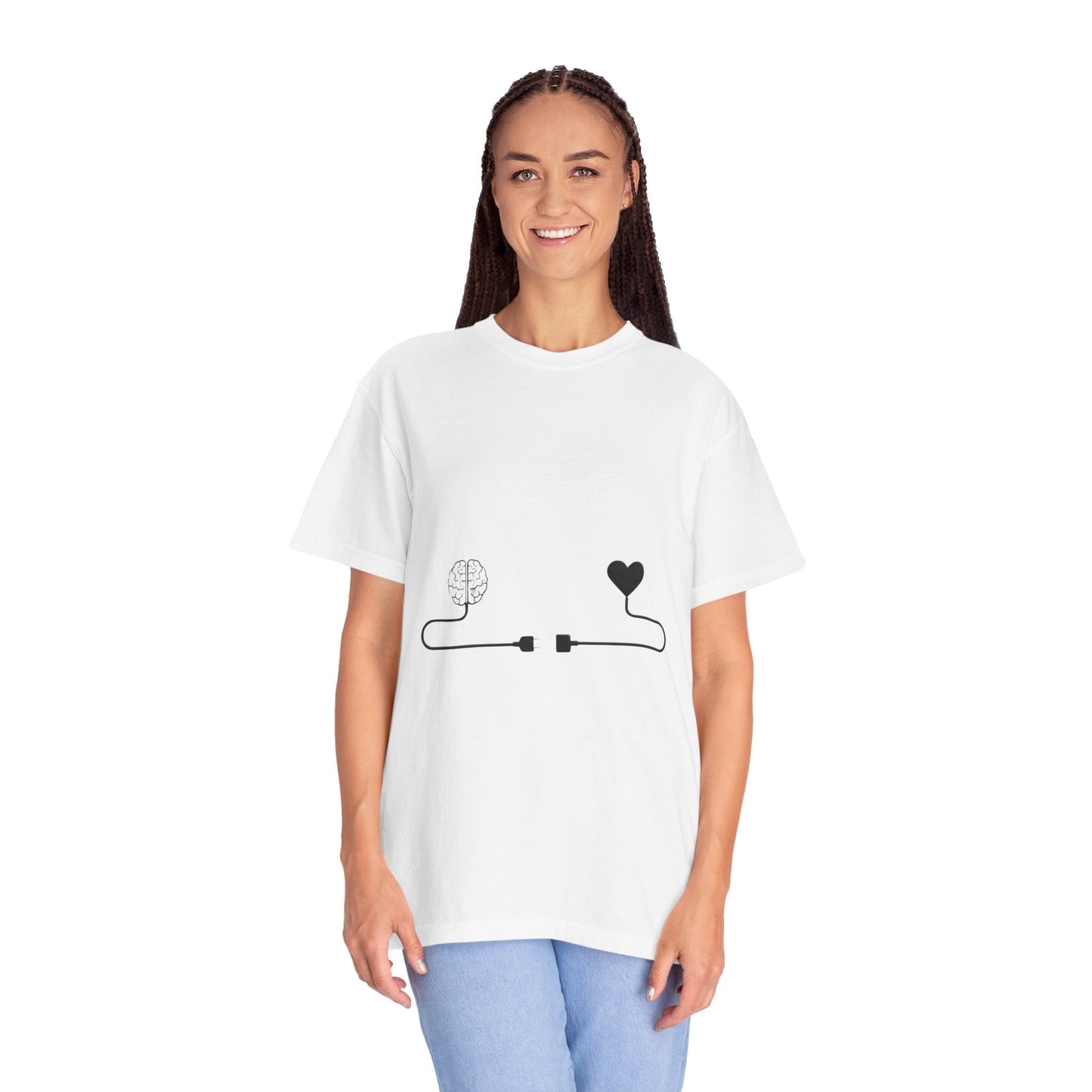 Say It Without Saying It Connection Graphic T-Shirt - Unisex, Love and Nature Design, Perfect for Casual Wear, Gifts, and Festivals - Metamorphosis Creations