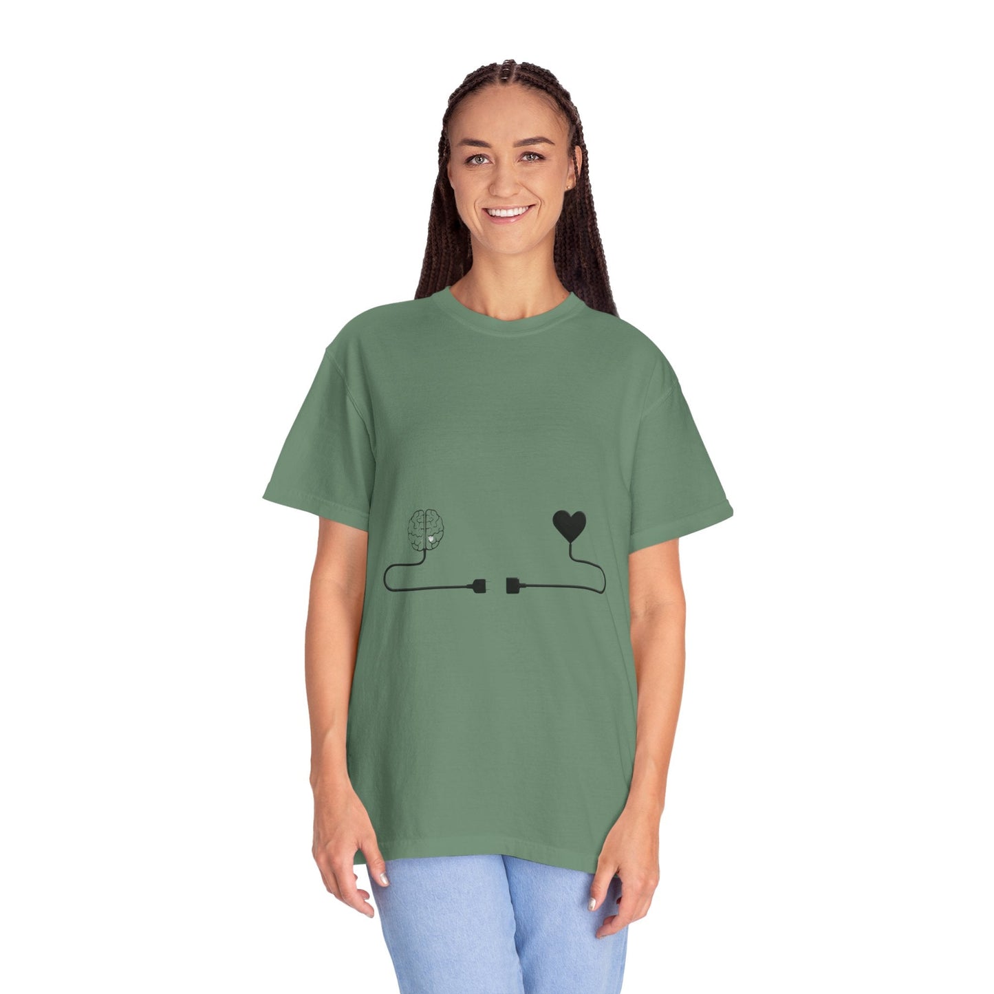 Say It Without Saying It Connection Graphic T-Shirt - Unisex, Love and Nature Design, Perfect for Casual Wear, Gifts, and Festivals - Metamorphosis Creations