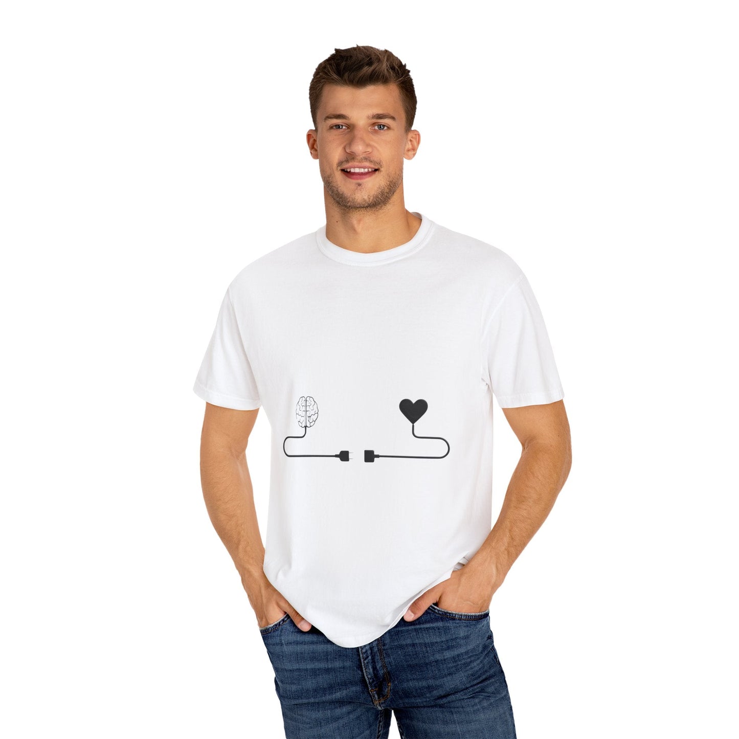 Say It Without Saying It Connection Graphic T-Shirt - Unisex, Love and Nature Design, Perfect for Casual Wear, Gifts, and Festivals - Metamorphosis Creations