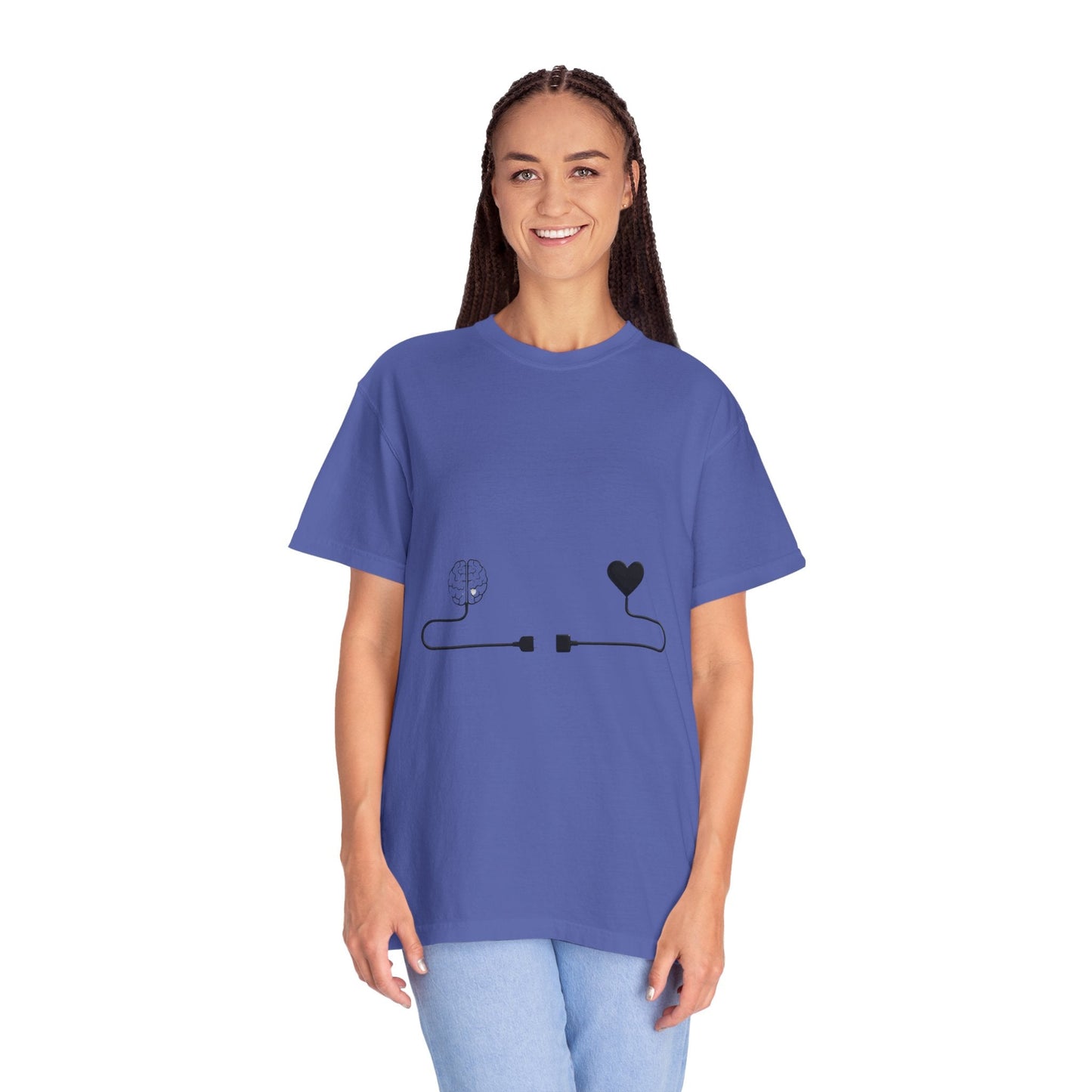 Say It Without Saying It Connection Graphic T-Shirt - Unisex, Love and Nature Design, Perfect for Casual Wear, Gifts, and Festivals - Metamorphosis Creations