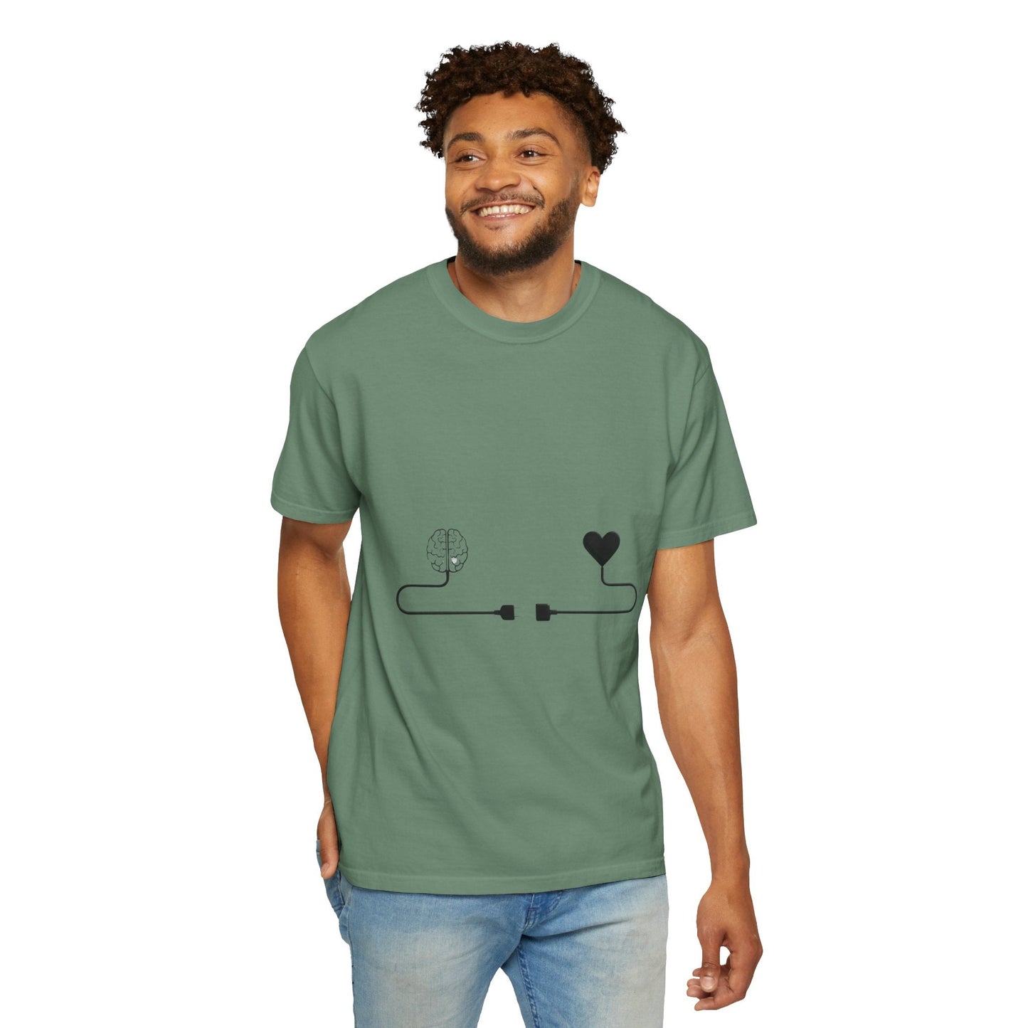 Say It Without Saying It Connection Graphic T-Shirt - Unisex, Love and Nature Design, Perfect for Casual Wear, Gifts, and Festivals - Metamorphosis Creations