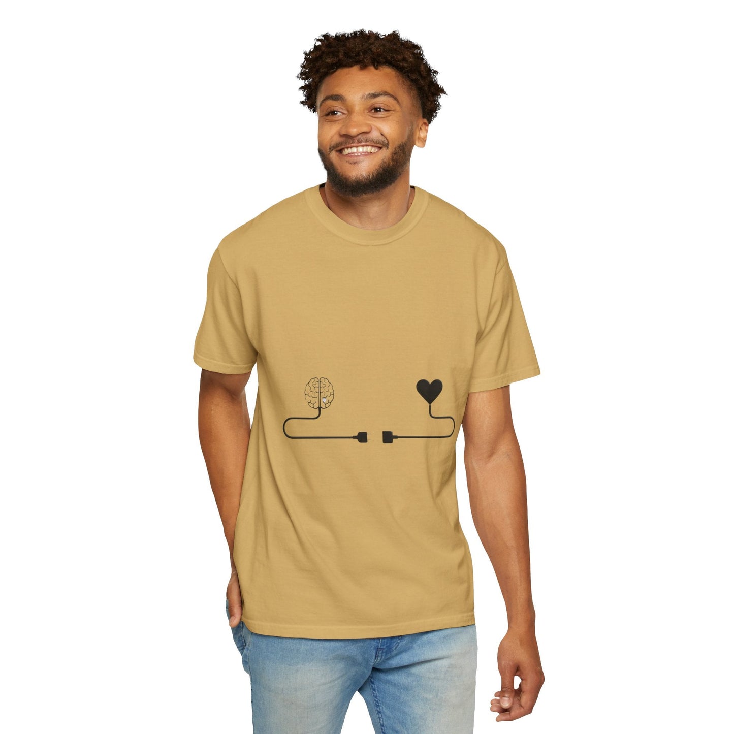 Say It Without Saying It Connection Graphic T-Shirt - Unisex, Love and Nature Design, Perfect for Casual Wear, Gifts, and Festivals - Metamorphosis Creations
