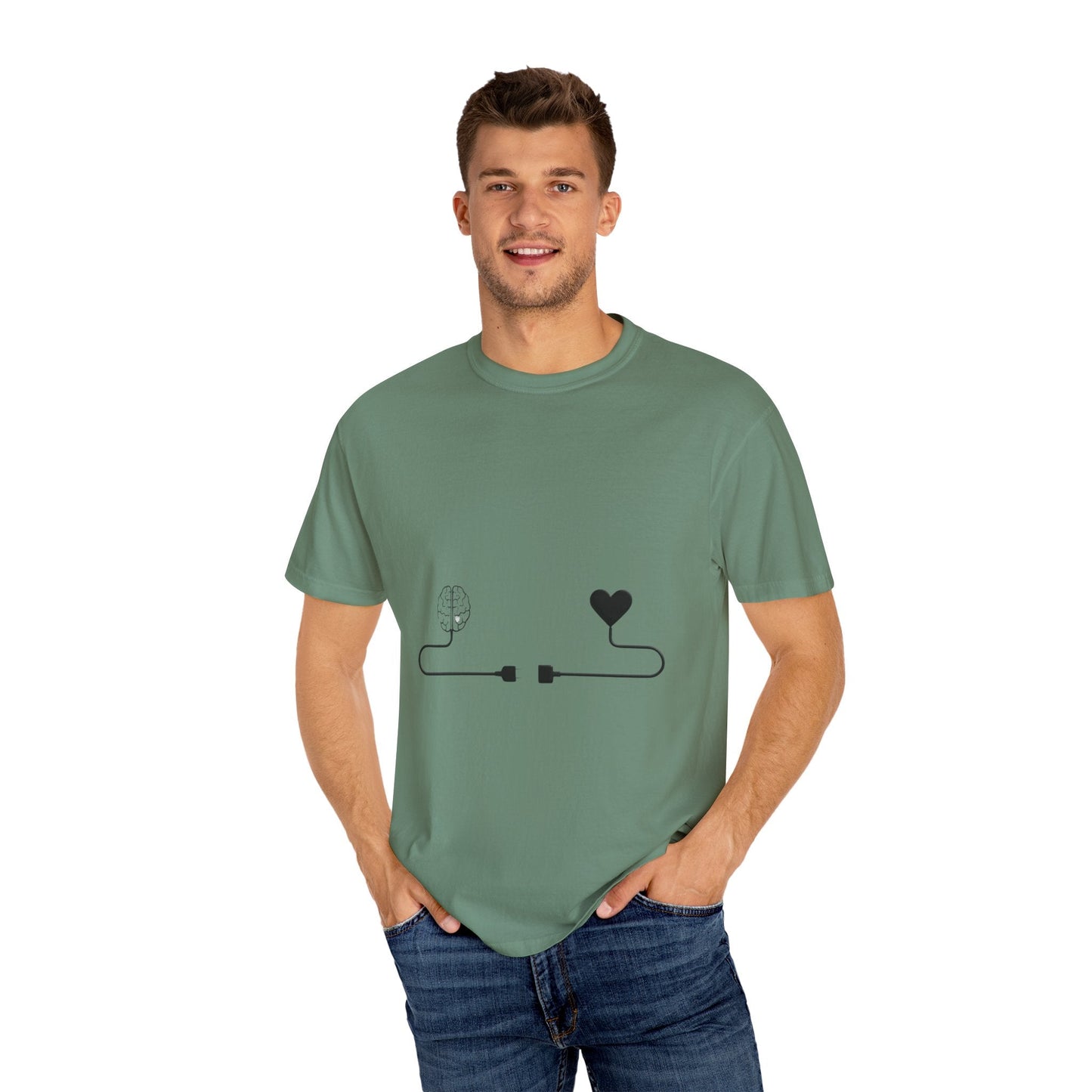 Say It Without Saying It Connection Graphic T-Shirt - Unisex, Love and Nature Design, Perfect for Casual Wear, Gifts, and Festivals - Metamorphosis Creations