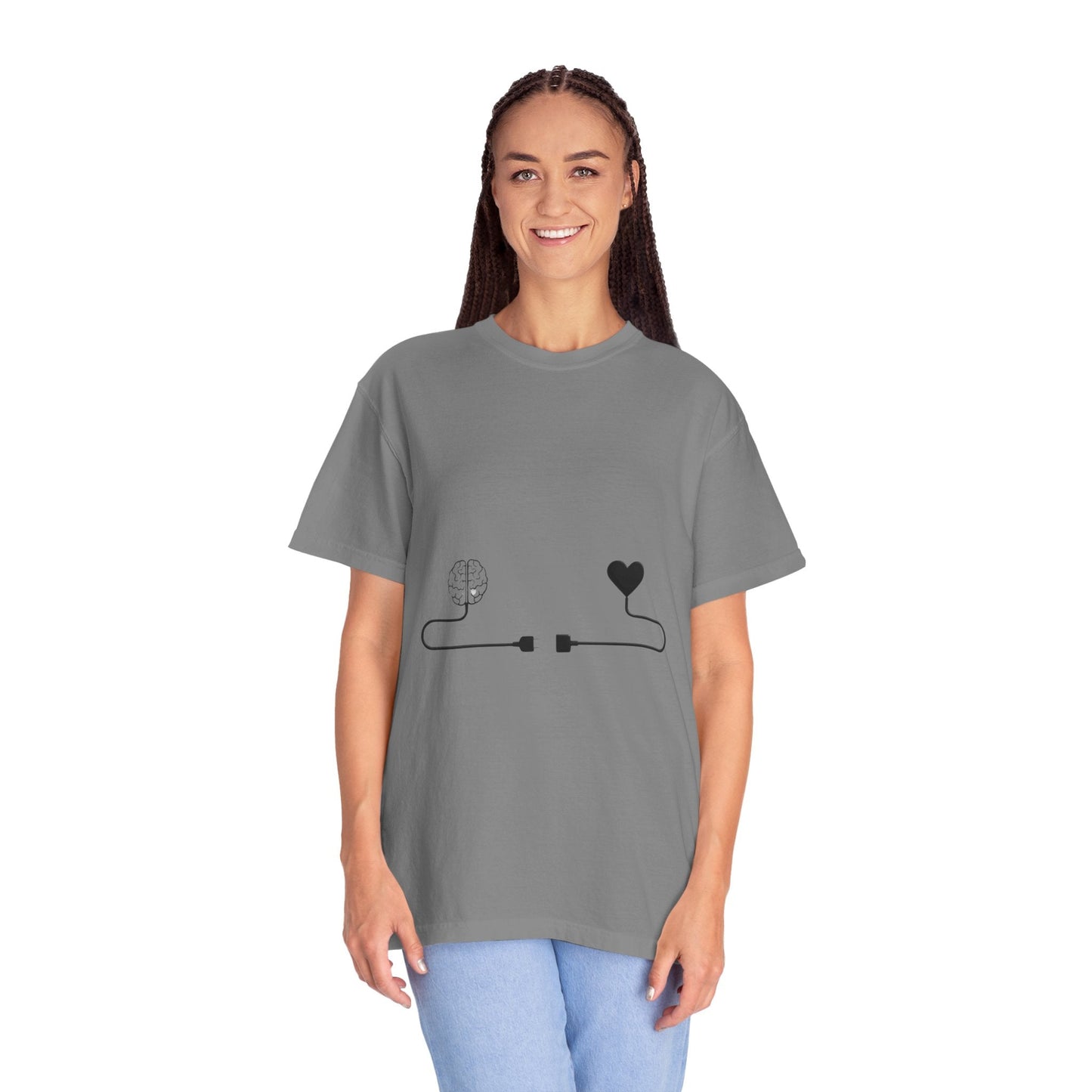 Say It Without Saying It Connection Graphic T-Shirt - Unisex, Love and Nature Design, Perfect for Casual Wear, Gifts, and Festivals - Metamorphosis Creations