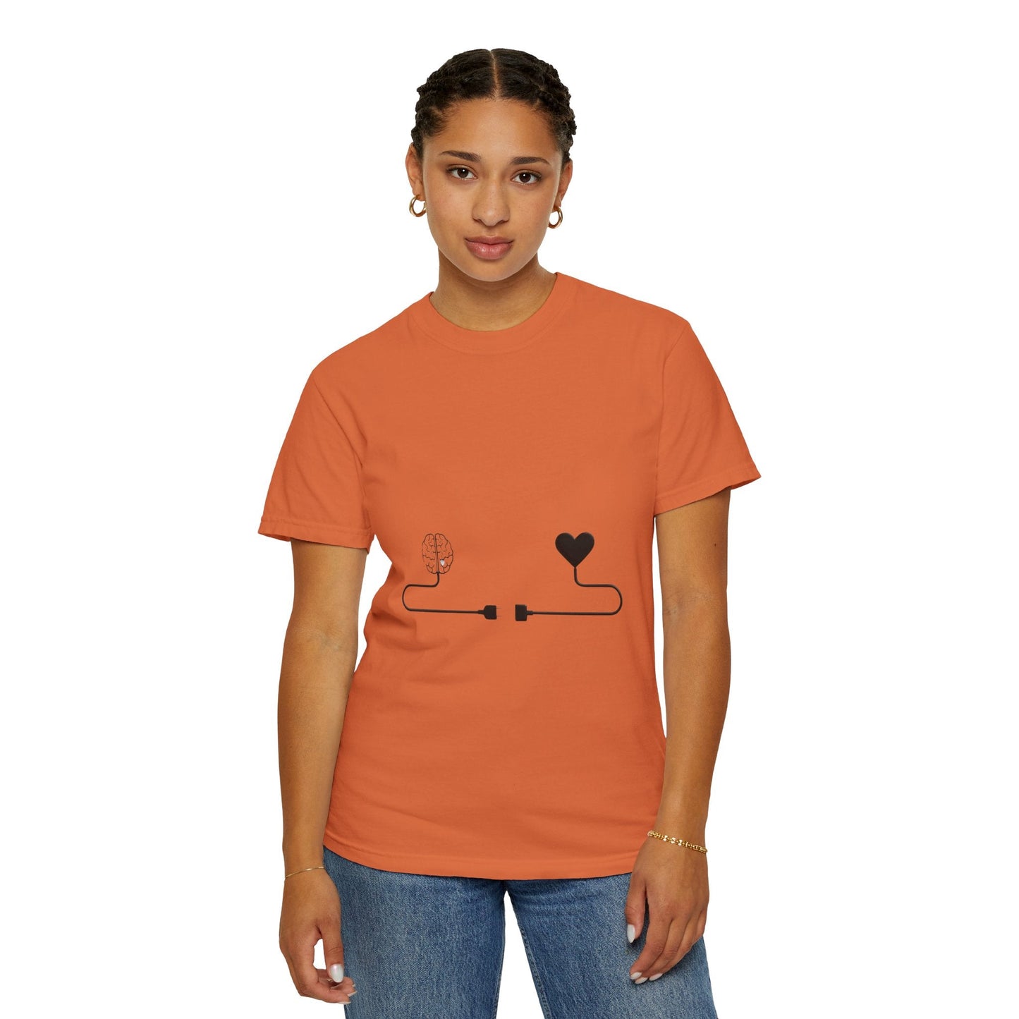 Say It Without Saying It Connection Graphic T-Shirt - Unisex, Love and Nature Design, Perfect for Casual Wear, Gifts, and Festivals - Metamorphosis Creations