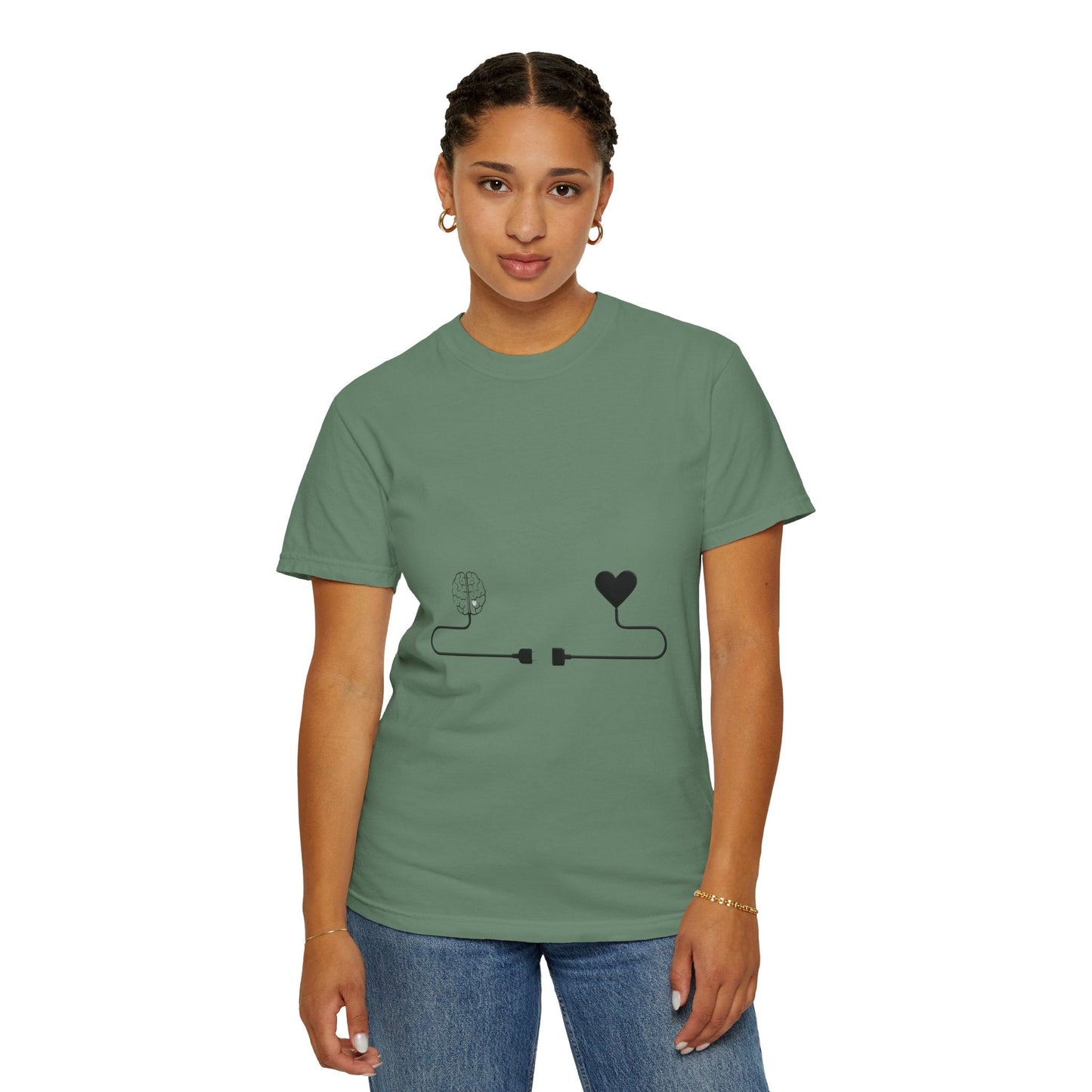 Say It Without Saying It Connection Graphic T-Shirt - Unisex, Love and Nature Design, Perfect for Casual Wear, Gifts, and Festivals - Metamorphosis Creations