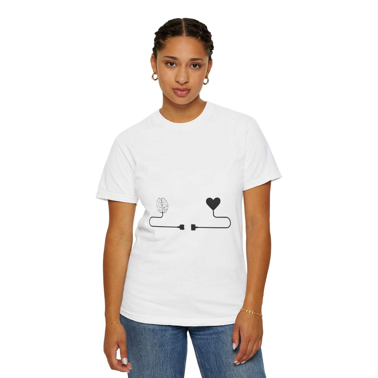 Say It Without Saying It Connection Graphic T-Shirt - Unisex, Love and Nature Design, Perfect for Casual Wear, Gifts, and Festivals - Metamorphosis Creations
