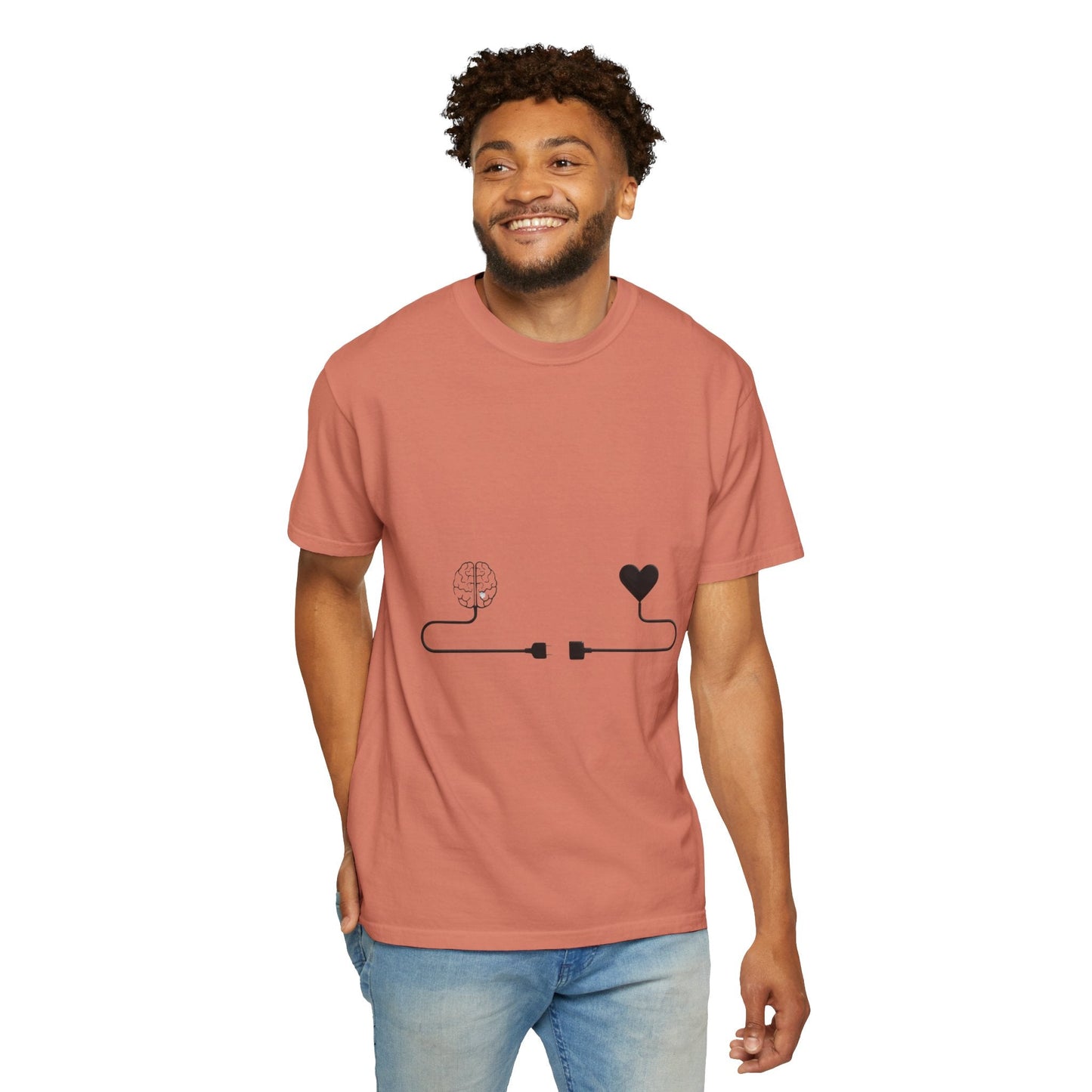 Say It Without Saying It Connection Graphic T-Shirt - Unisex, Love and Nature Design, Perfect for Casual Wear, Gifts, and Festivals - Metamorphosis Creations