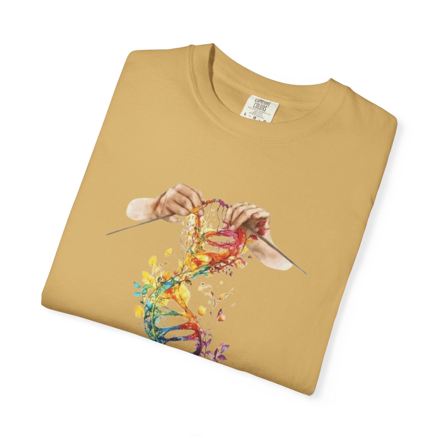 👚 Soft. Stylish. Mom - approved. Order now and gift her something she'll actually wear! Colorful DNA Art Unisex T-shirt, Science Tee, Creative Garment, Gift for Scientists, - Metamorphosis Creations