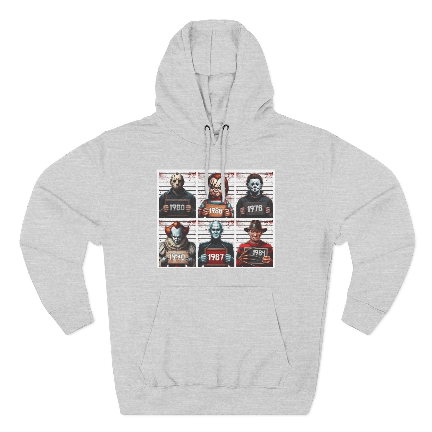Spooky Vibes Only Halloween Sweater Retro Horror Movie Three - Panel Fleece Hoodie, Halloween Gift, Cozy Sweatshirt, Movie Lover Apparel, Vintage Movie Merchandise - Metamorphosis Creations
