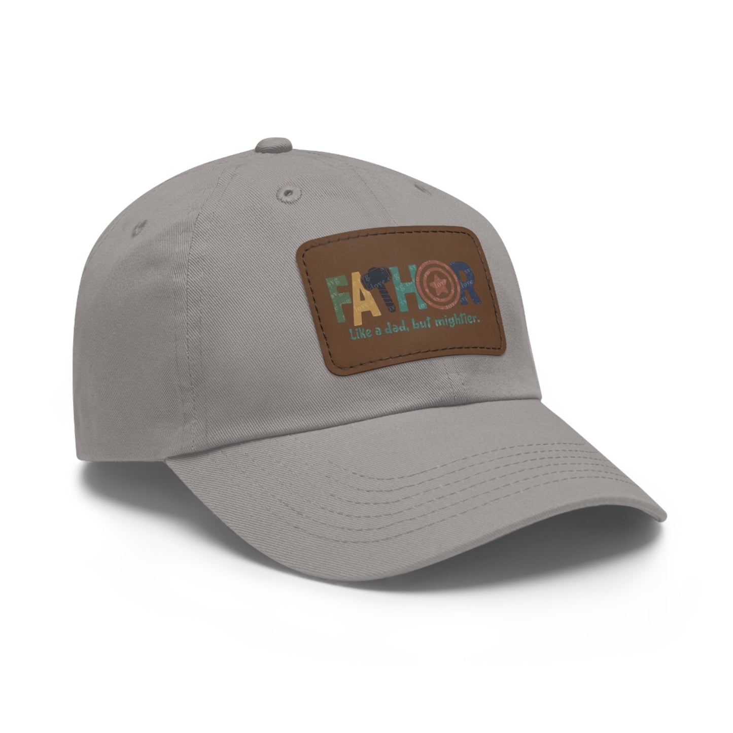 Stylish Dad Hat with Leather Patch - Perfect Gift for Fathers, Dads, Father's Day, Casual Wear, Outdoor Activities - Metamorphosis Creations
