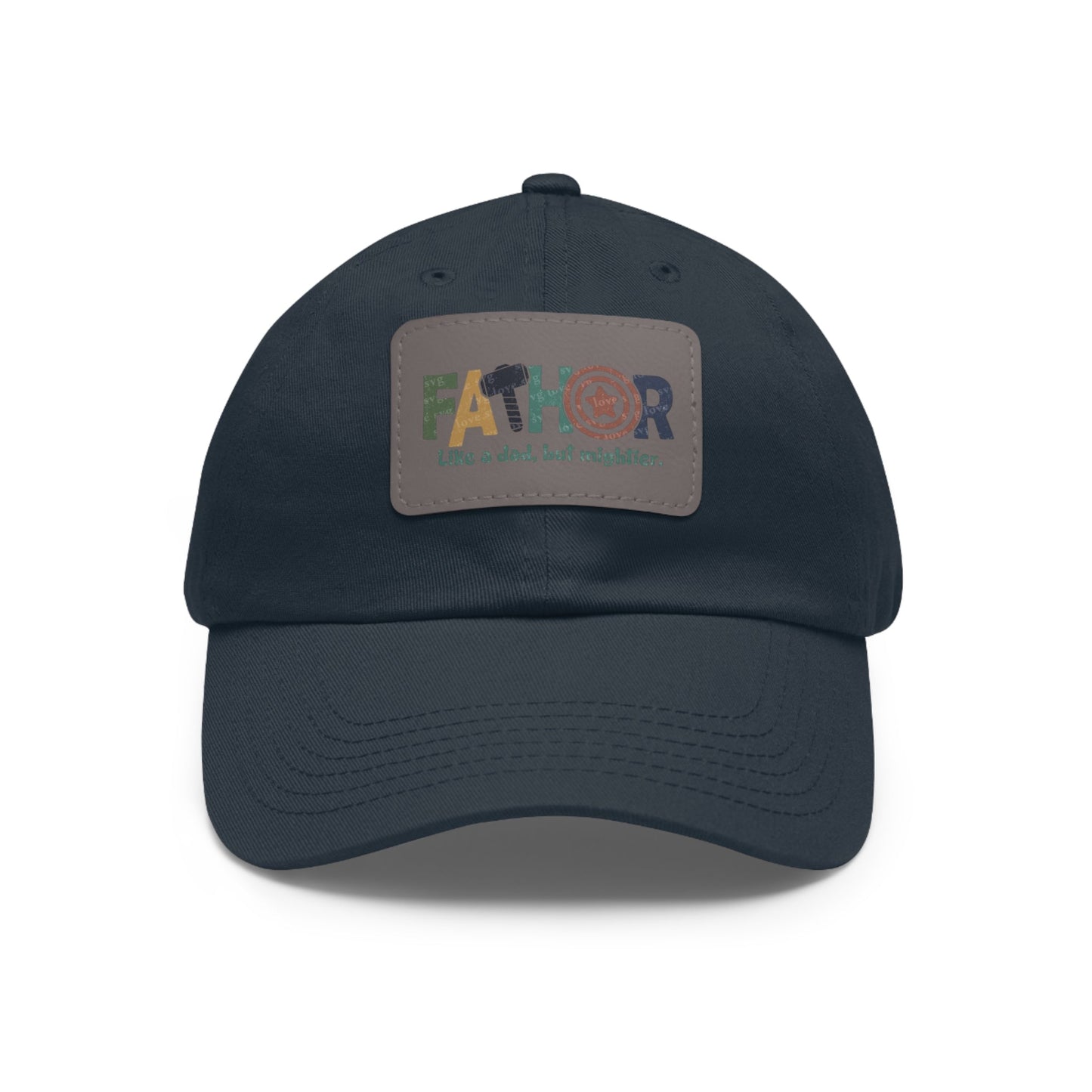 Stylish Dad Hat with Leather Patch - Perfect Gift for Fathers, Dads, Father's Day, Casual Wear, Outdoor Activities - Metamorphosis Creations