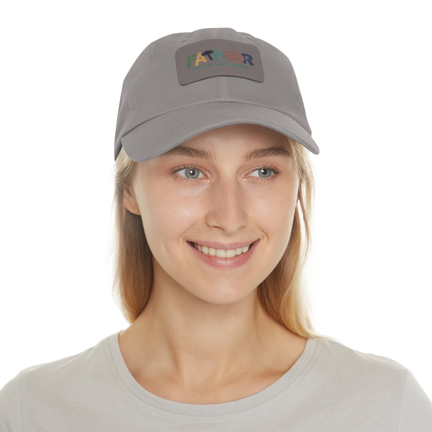 Stylish Dad Hat with Leather Patch - Perfect Gift for Fathers, Dads, Father's Day, Casual Wear, Outdoor Activities - Metamorphosis Creations
