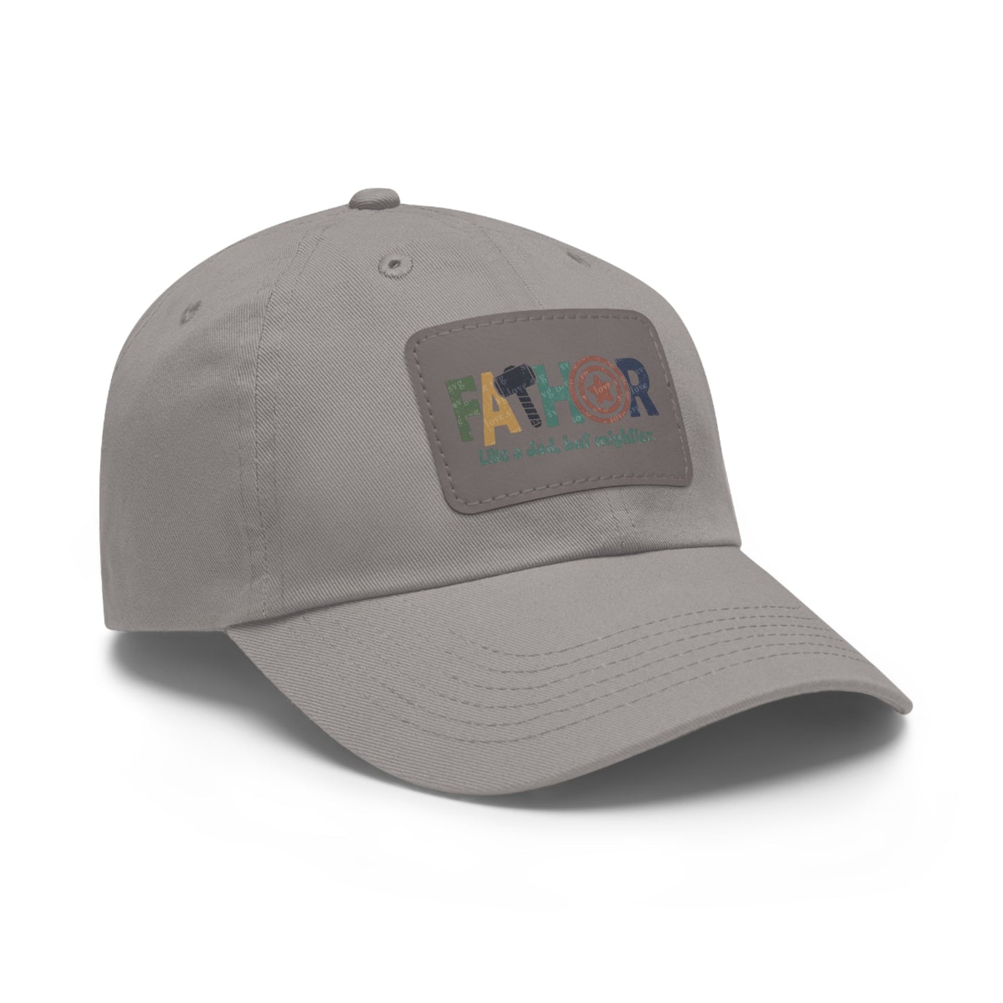 Stylish Dad Hat with Leather Patch - Perfect Gift for Fathers, Dads, Father's Day, Casual Wear, Outdoor Activities - Metamorphosis Creations